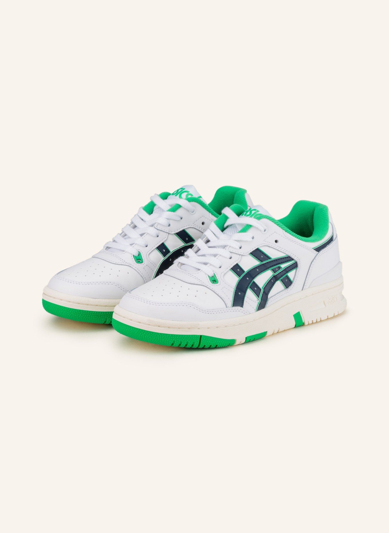 ASICS Sneakers EX89, Color: WHITE/ BLACK/ GREEN (Image 1)