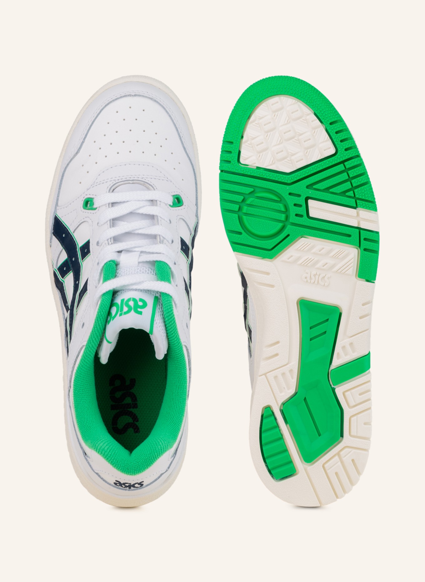 ASICS Sneakers EX89, Color: WHITE/ BLACK/ GREEN (Image 5)