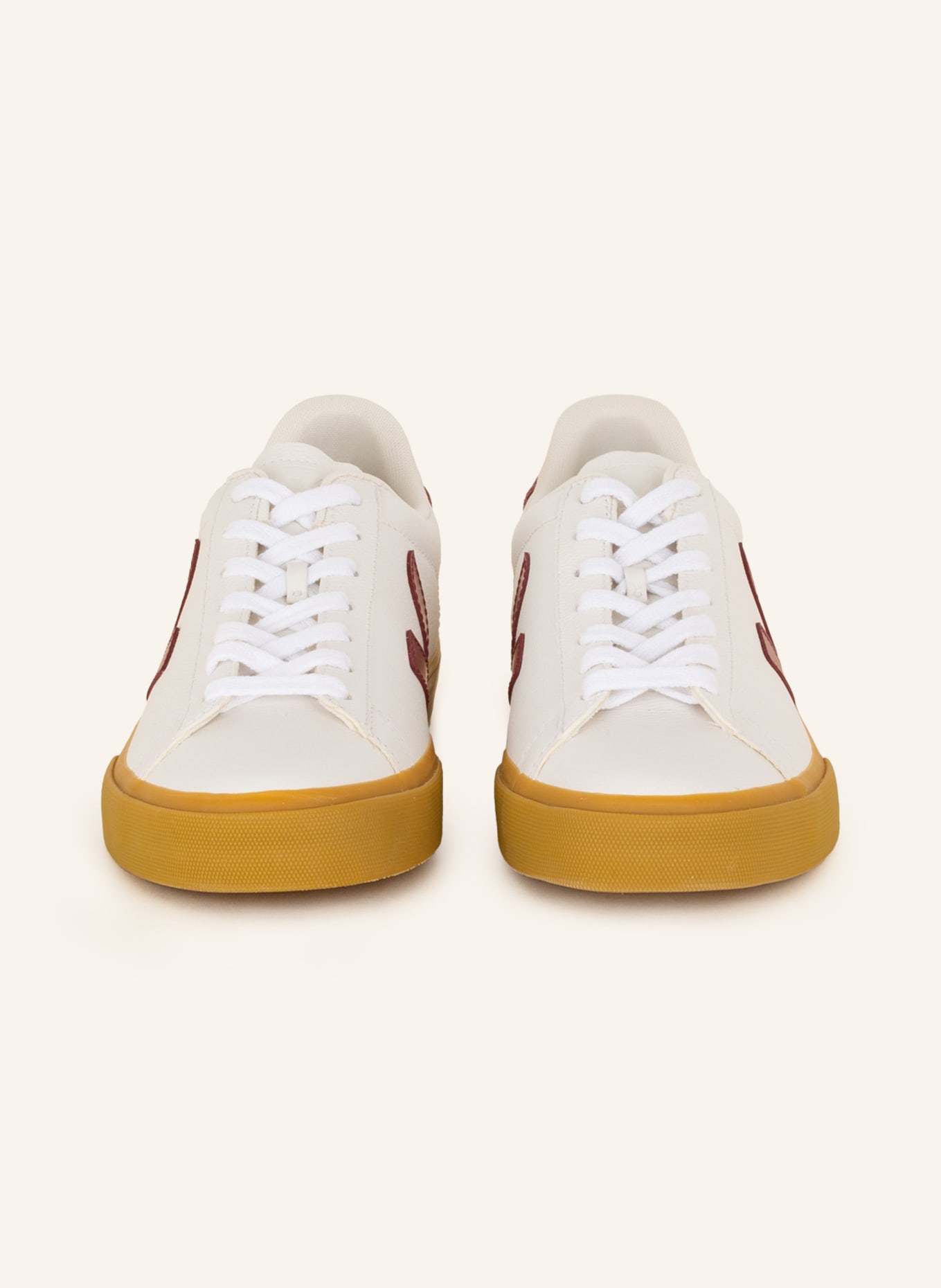 VEJA Sneakers CAMPO, Color: WHITE/ DARK RED (Image 3)