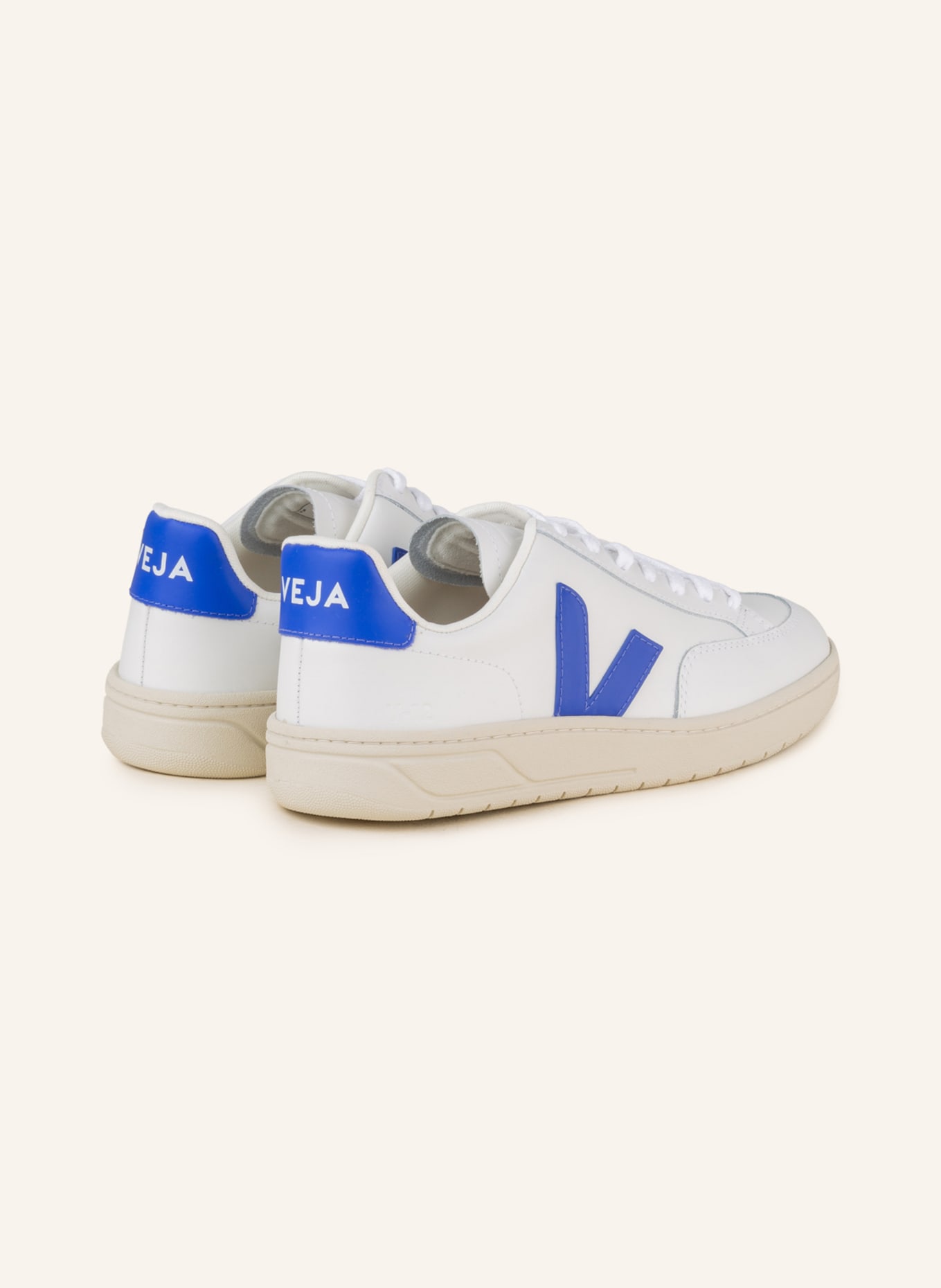 VEJA Sneakers V-12, Color: WHITE/ BLUE (Image 2)