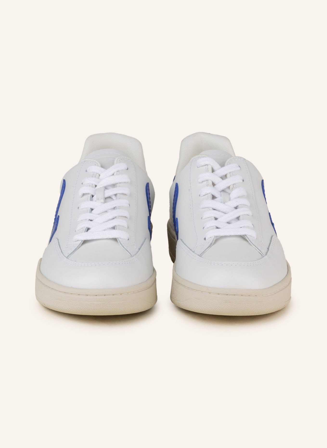 VEJA Sneakers V-12, Color: WHITE/ BLUE (Image 3)