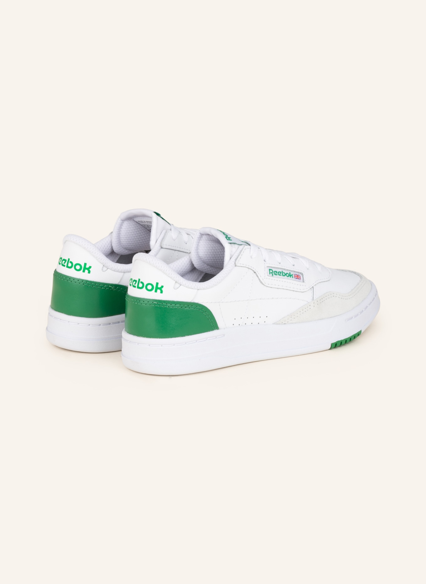 Reebok Sneakers COURT PEAK, Color: WHITE/ GREEN (Image 2)