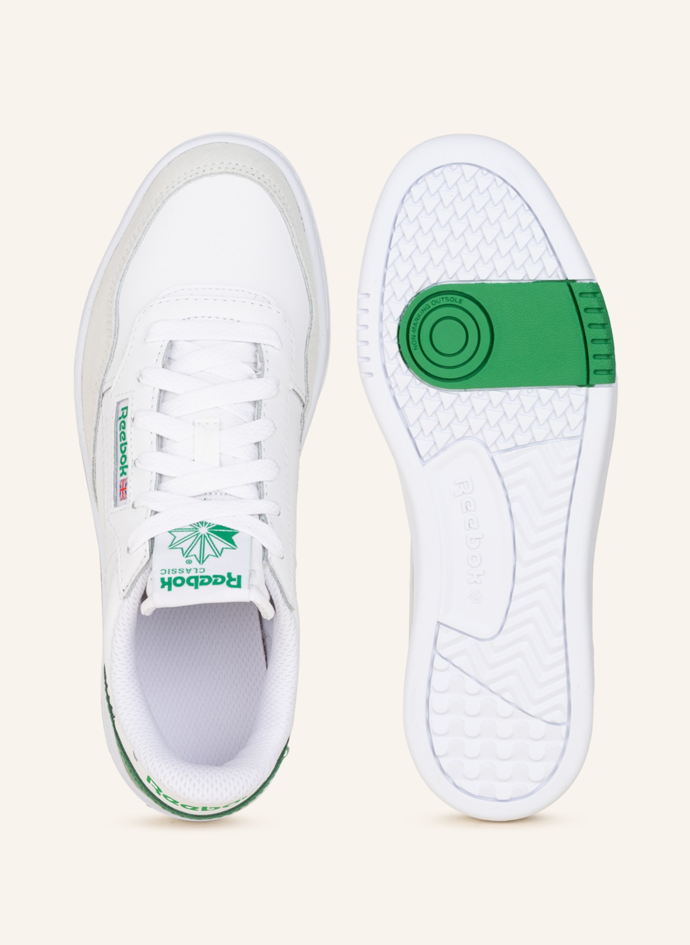 Reebok Sneakers COURT PEAK, Color: WHITE/ GREEN (Image 5)