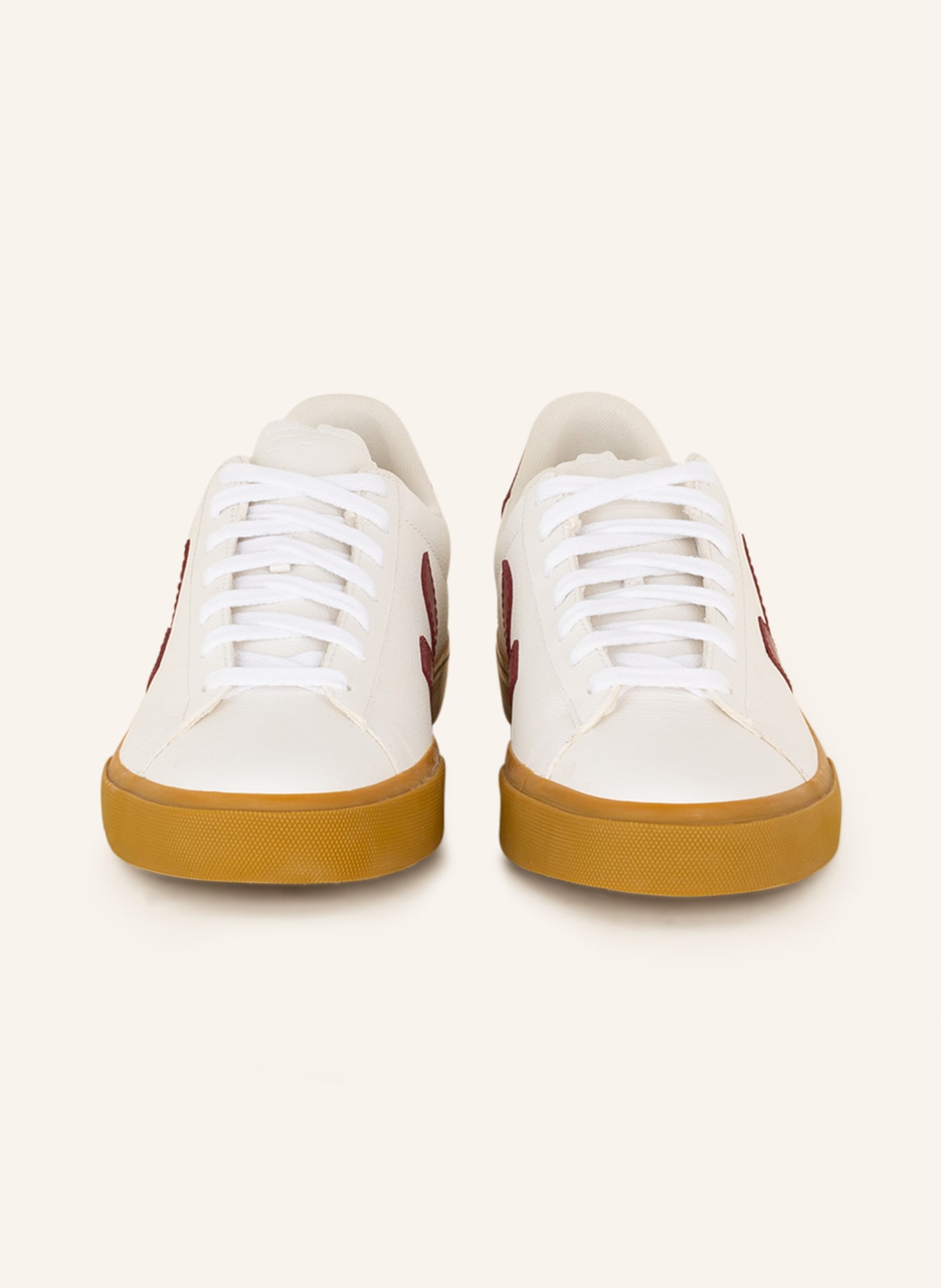 VEJA Sneakers CAMPO, Color: WHITE/ DARK RED (Image 3)