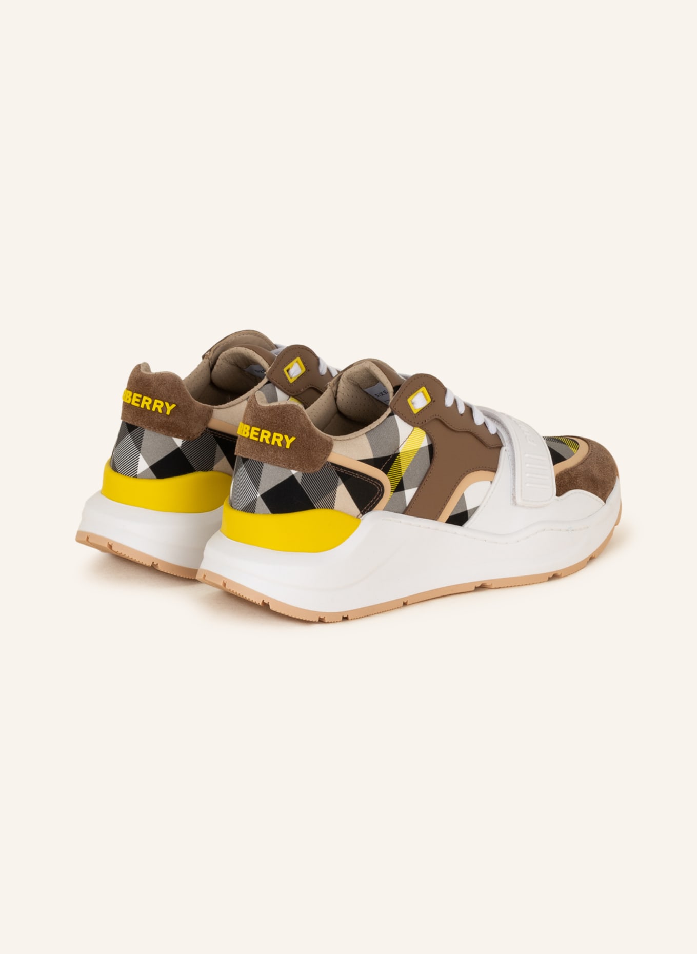 BURBERRY Sneakers RAMSEY, Color: BROWN/ BLACK/ WHITE (Image 2)