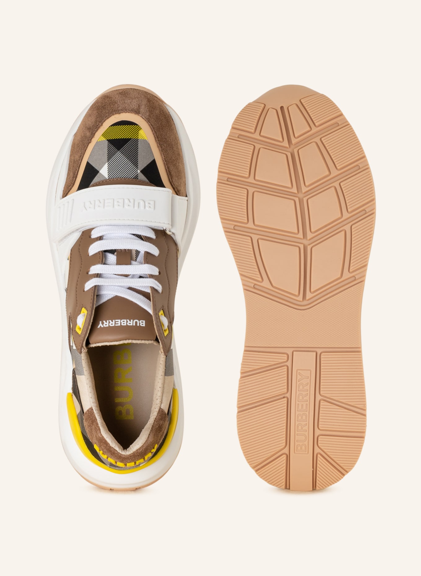 BURBERRY Sneakers RAMSEY, Color: BROWN/ BLACK/ WHITE (Image 5)