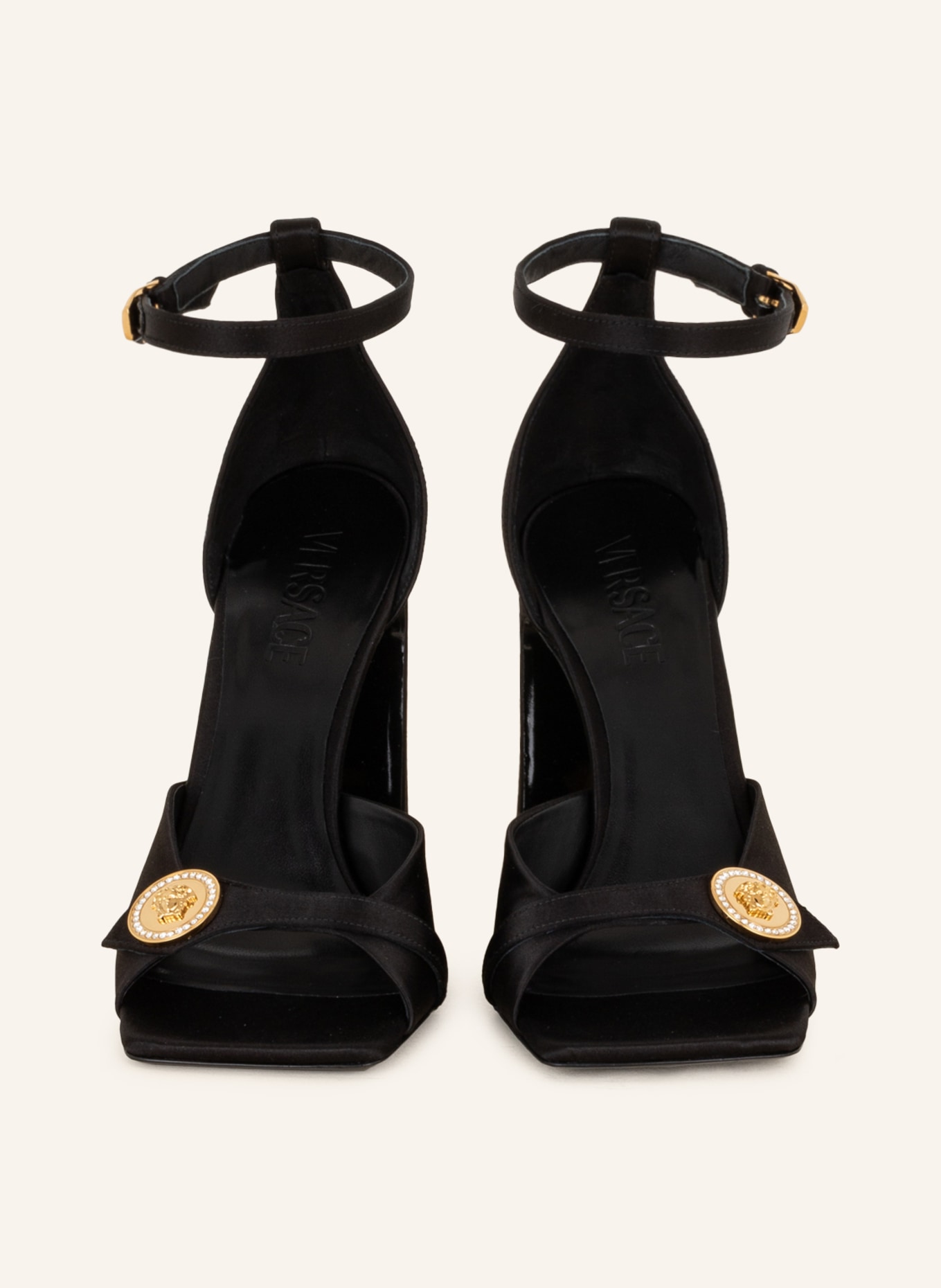 VERSACE Sandals, Color: BLACK (Image 3)