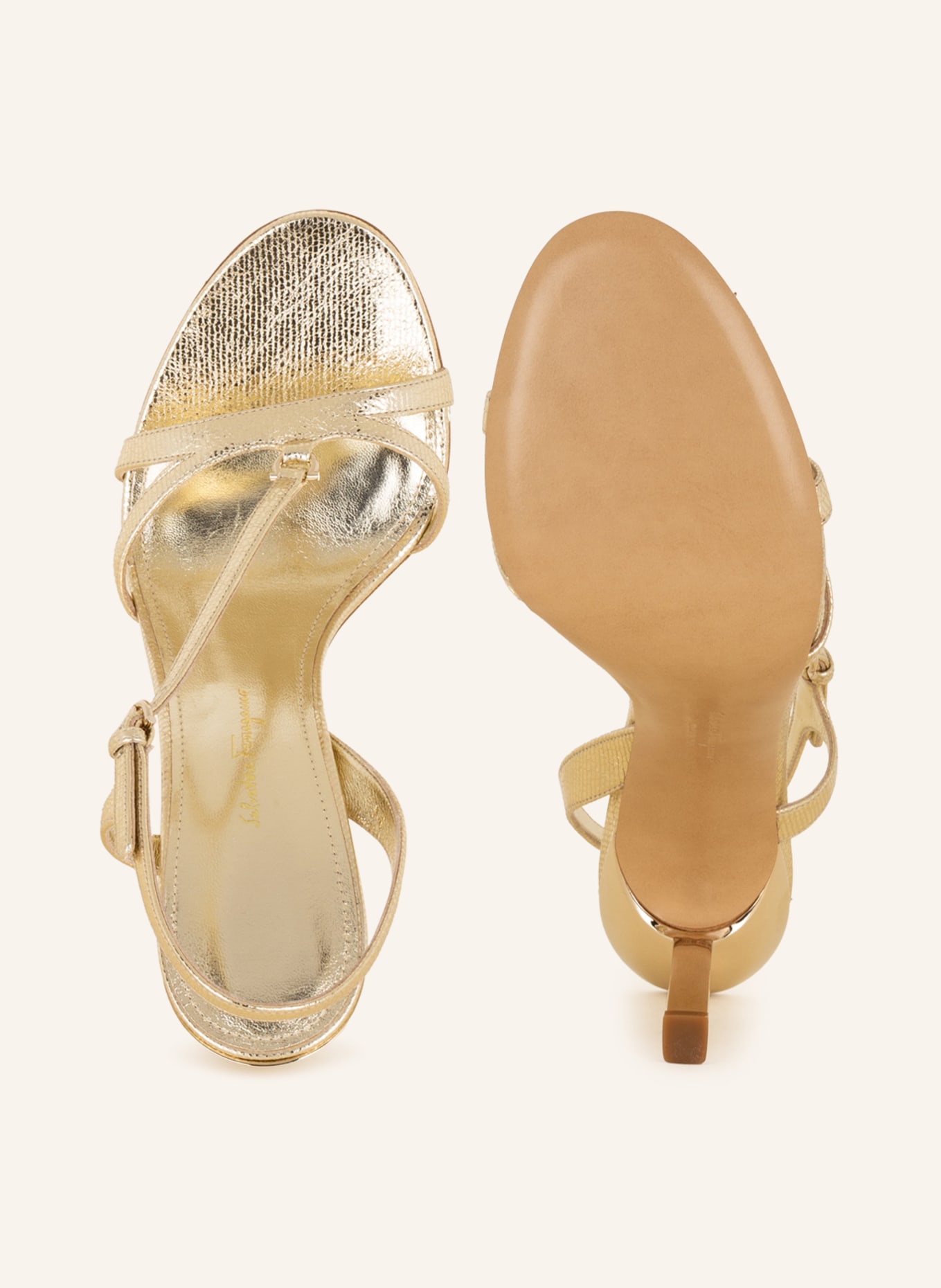 FERRAGAMO Sandals, Color: GOLD (Image 5)