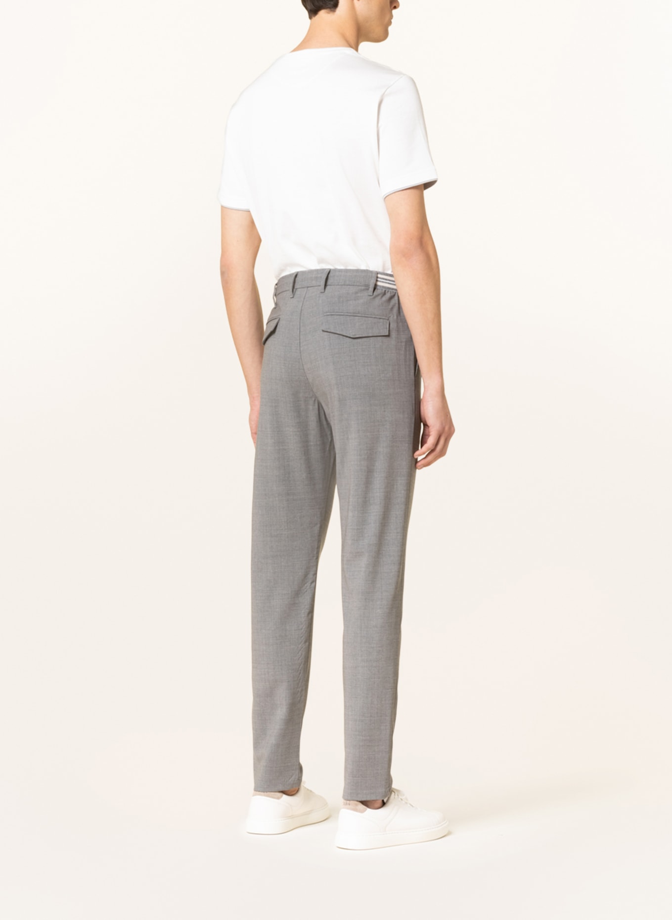 eleventy Trousers extra slim fit, Color: GRAY (Image 3)