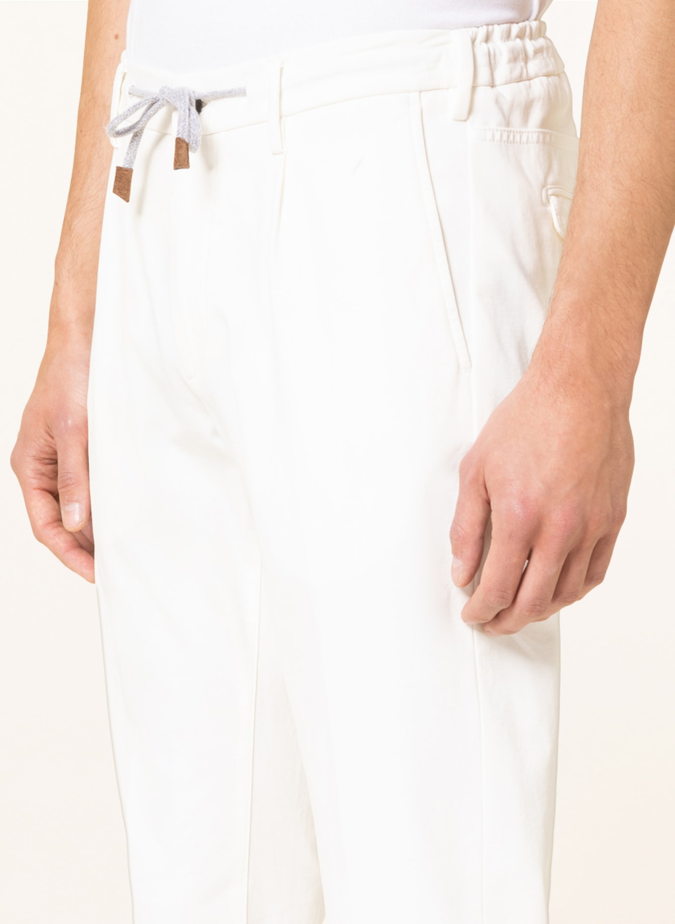 eleventy Chinos extra slim fit, Color: WHITE (Image 5)