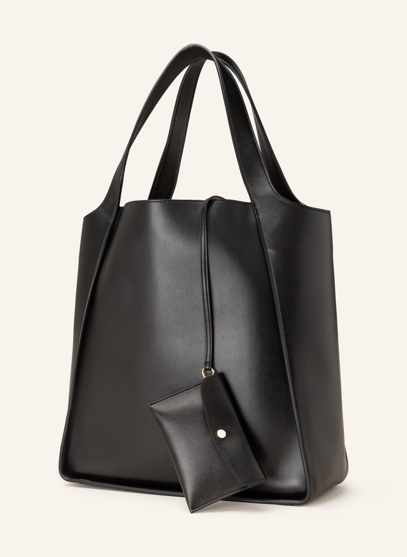 STELLA McCARTNEY Shopper with pouch , Color: BLACK (Image 2)