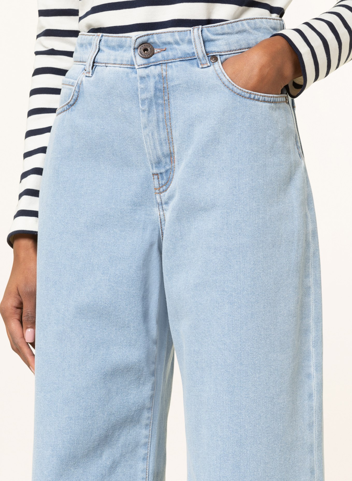 WEEKEND MaxMara Culotte jeans HUESCA, Color: 003 NAVY (Image 5)