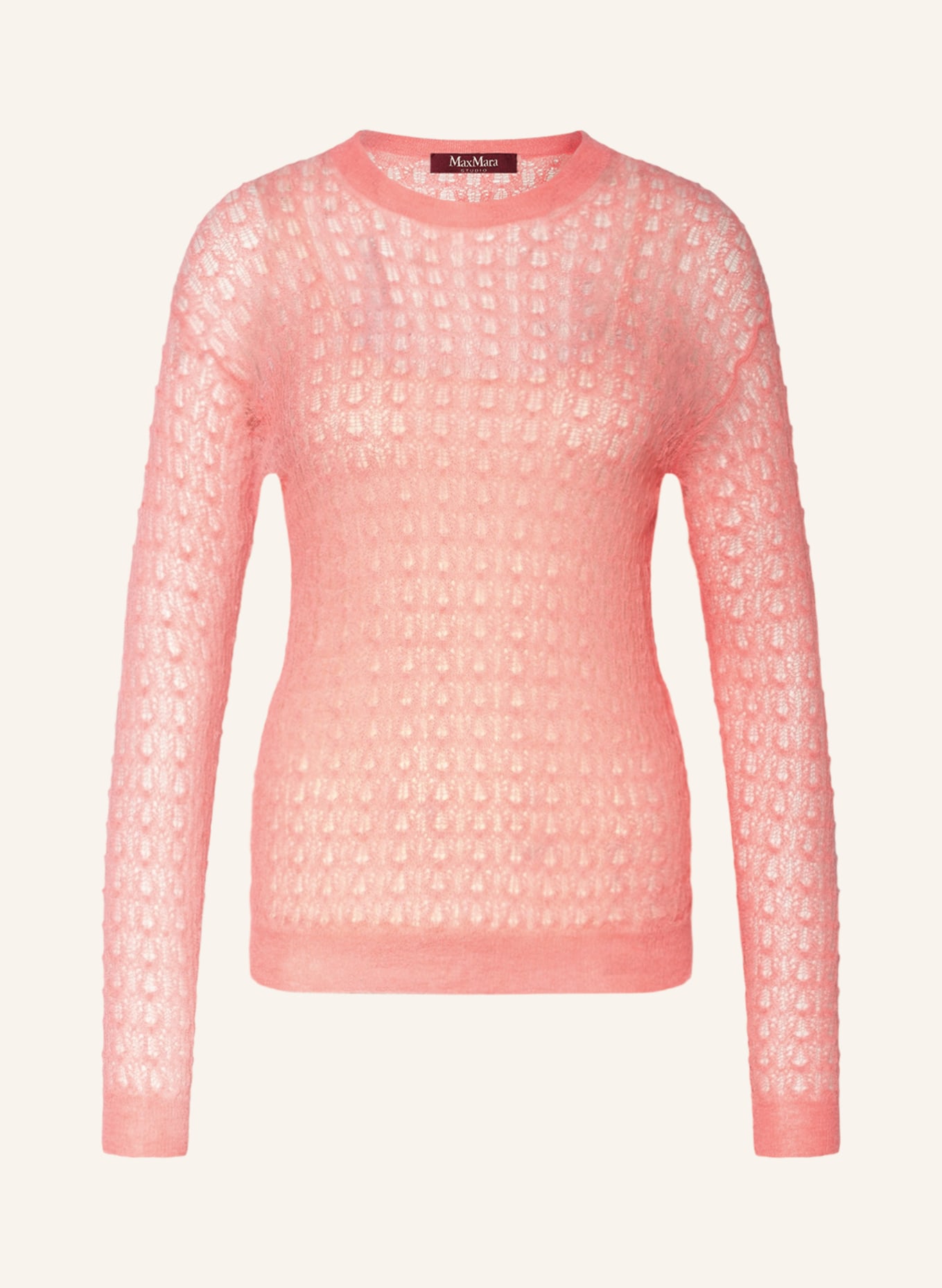 MaxMara STUDIO Sweater PALATO with mohair, Color: SALMON (Image 1)
