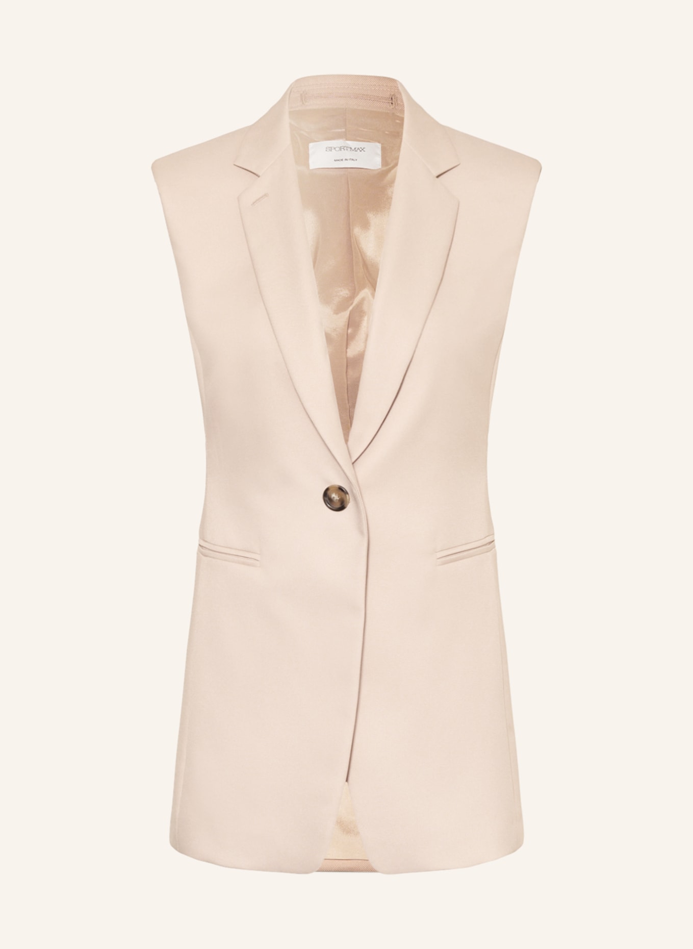 SPORTMAX Blazer vest TAPIOCA, Color: BEIGE (Image 1)