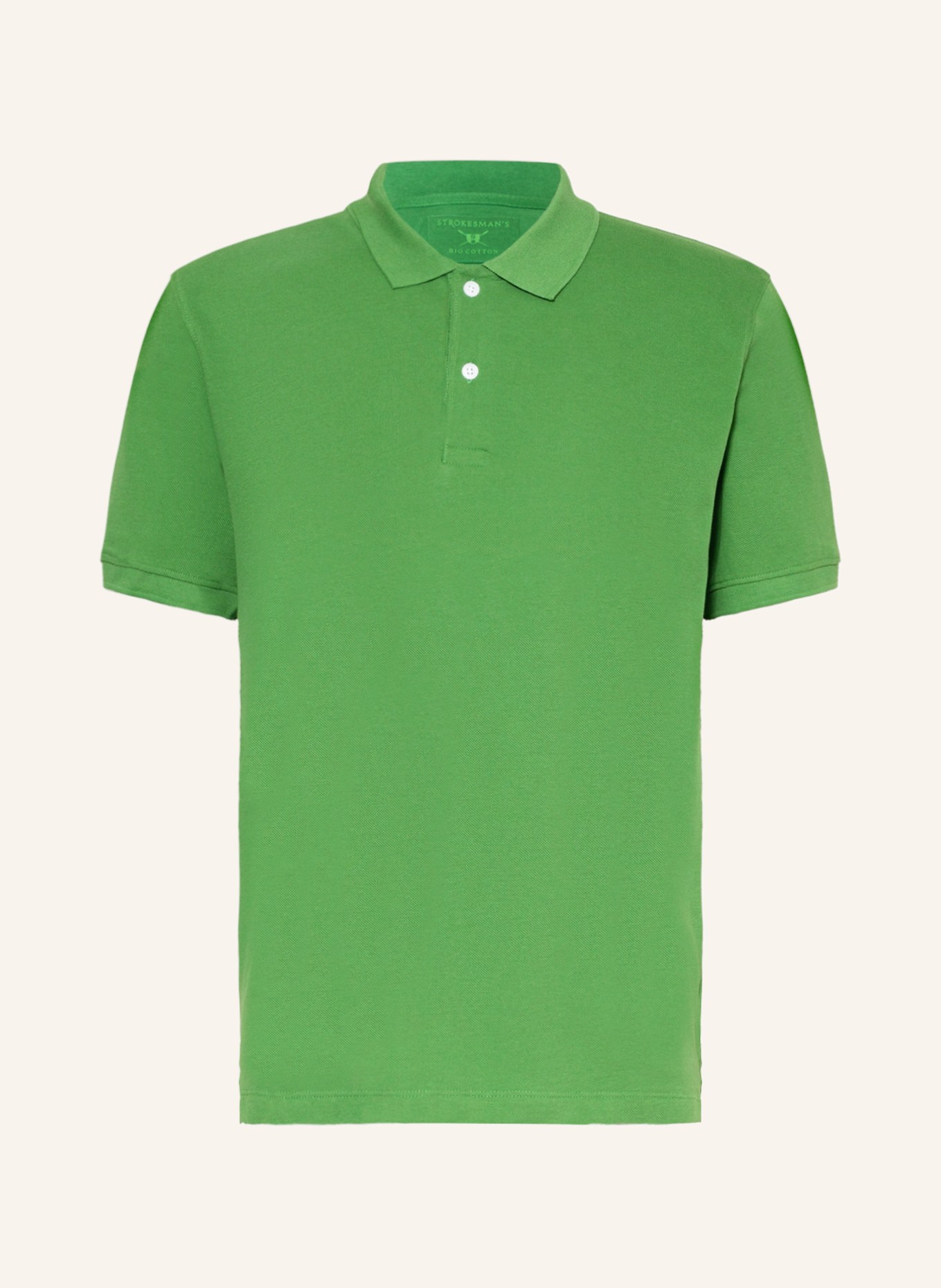 STROKESMAN'S Piqué-Poloshirt, Farbe: GRÜN (Bild 1)