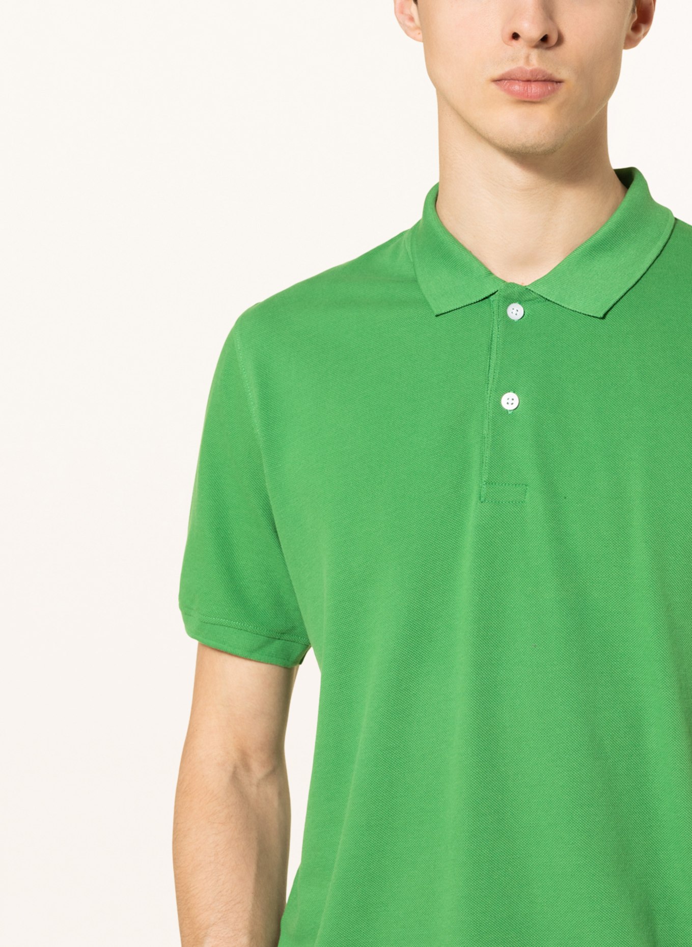 STROKESMAN'S Piqué-Poloshirt, Farbe: GRÜN (Bild 4)