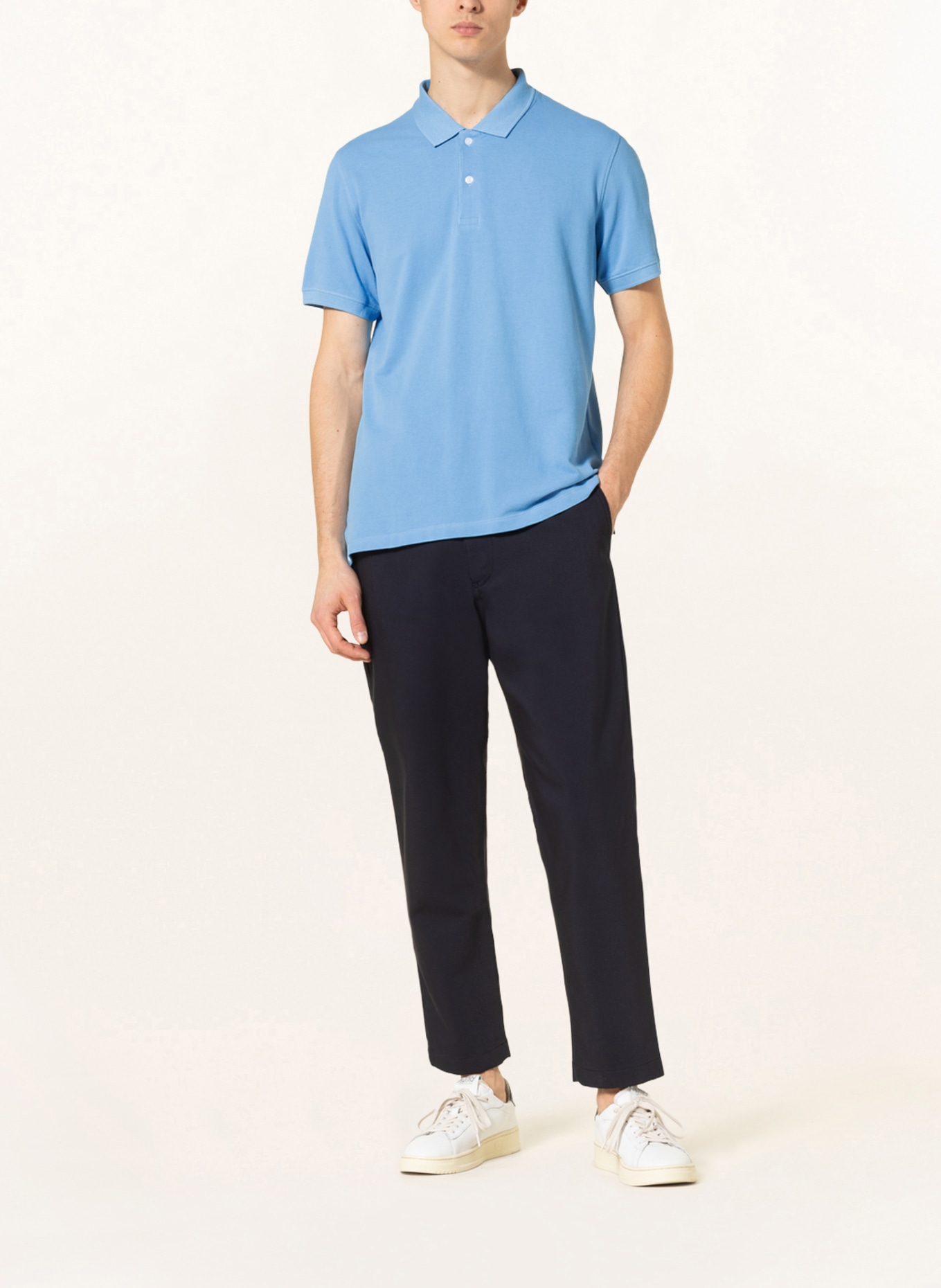 STROKESMAN'S Piqué-Poloshirt, Farbe: BLAU (Bild 2)