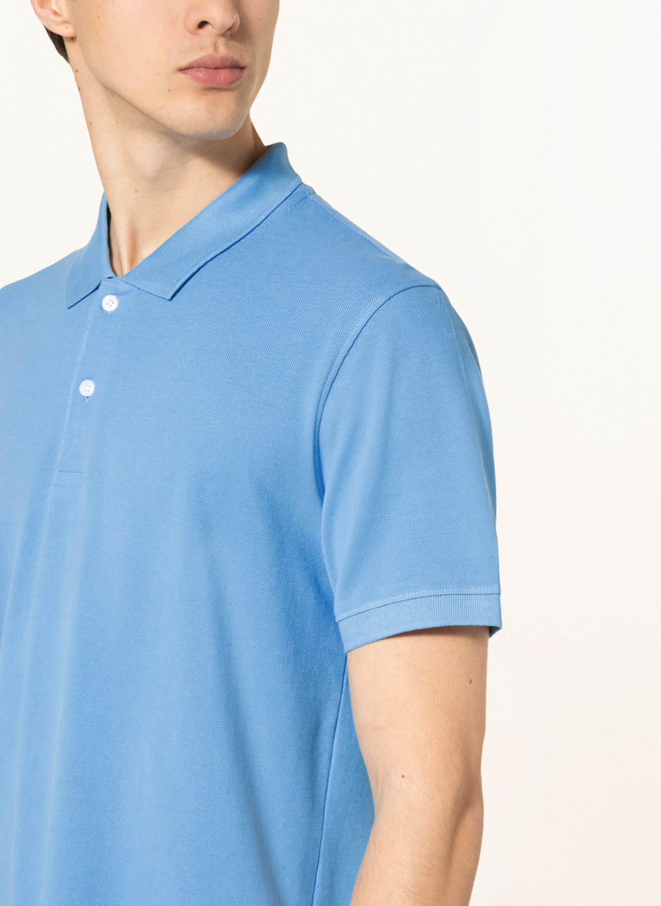 STROKESMAN'S Piqué-Poloshirt, Farbe: BLAU (Bild 4)