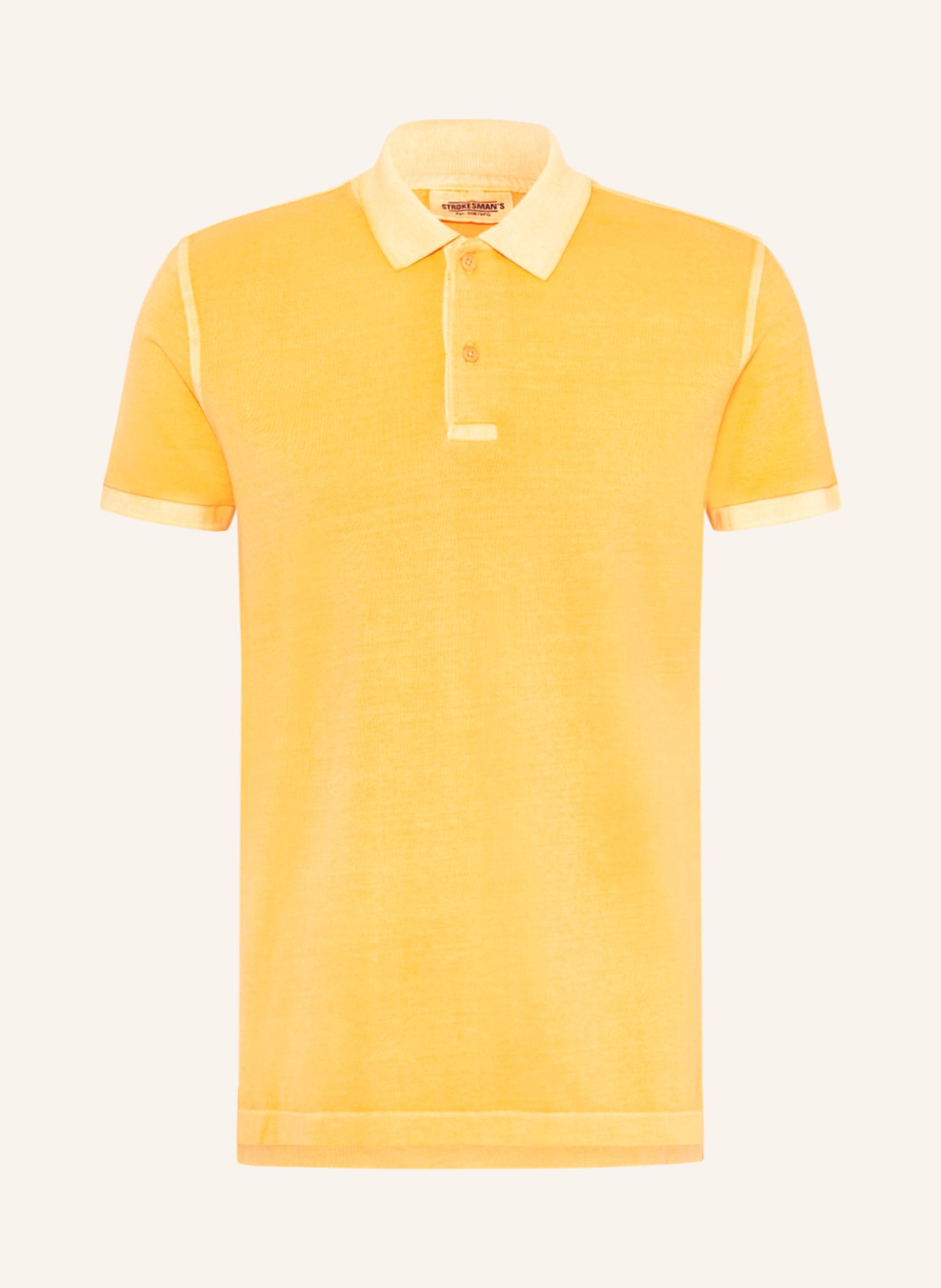 STROKESMAN'S Piqué-Poloshirt, Farbe: GELB (Bild 1)