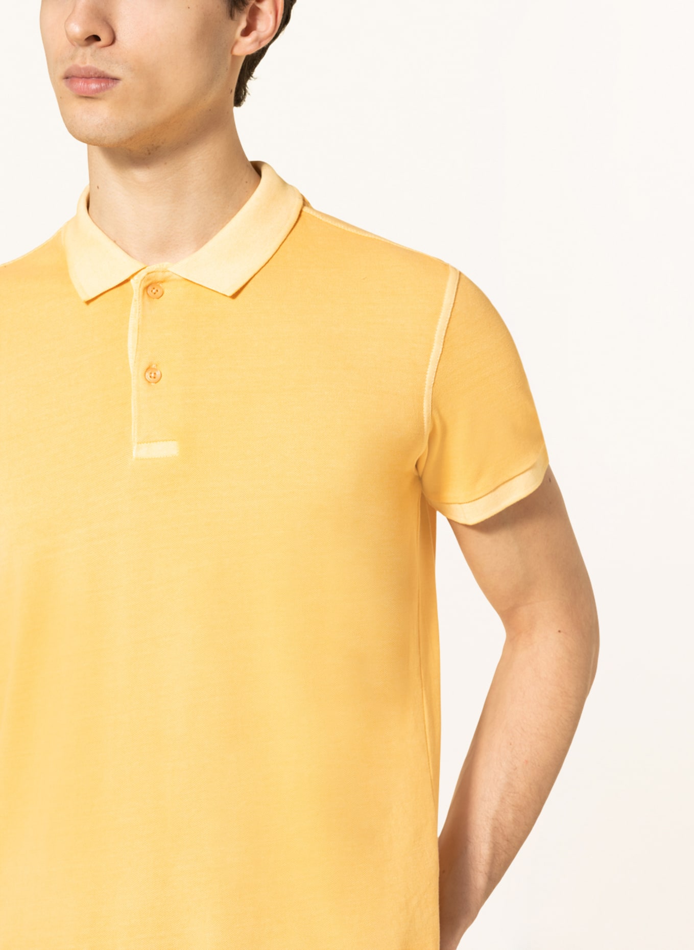 STROKESMAN'S Piqué-Poloshirt, Farbe: GELB (Bild 4)