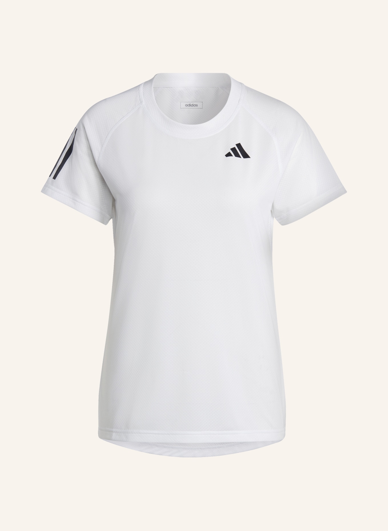 adidas T-shirt CLUB with mesh, Color: WHITE (Image 1)