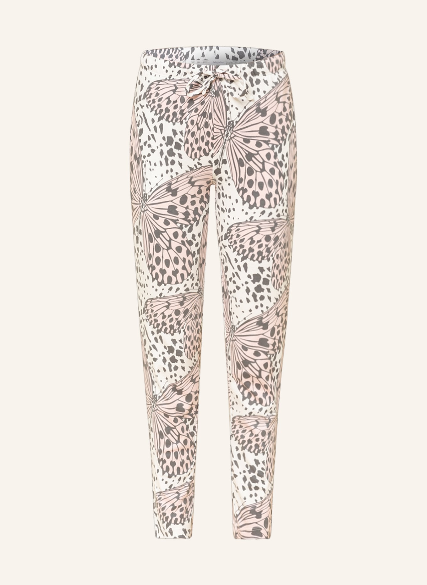 darling harbour Schlafhose: WEISS / DUNKELGRAU / ROSA