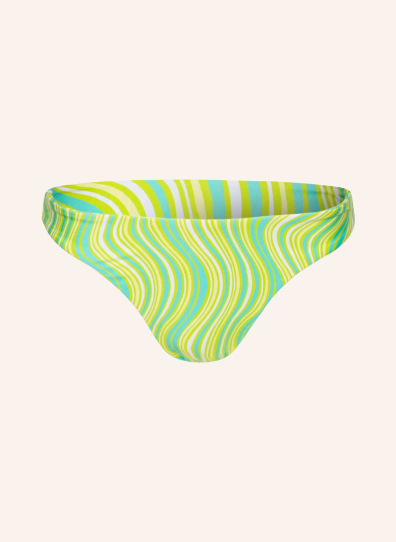 SEAFOLLY Brazilian bikini bottoms MOD SQUAD reversible, Color: TURQUOISE/ LIGHT GREEN/ WHITE (Image 1)
