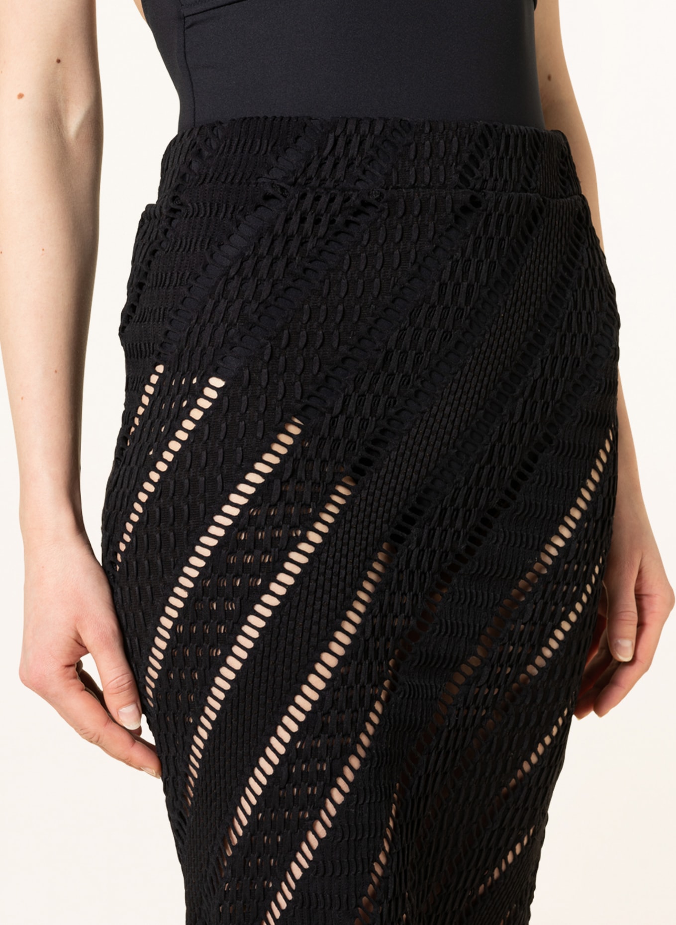 SEAFOLLY Knit skirt MARRAKESH, Color: BLACK (Image 4)