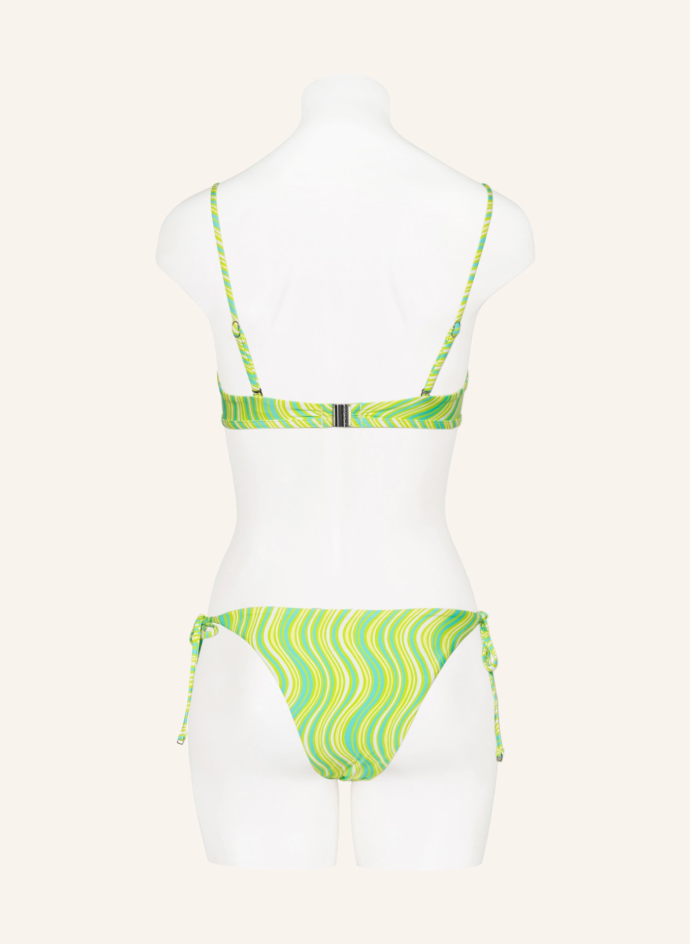SEAFOLLY Bralette-Bikini-Top MOD SQUAD, Farbe: TÜRKIS/ HELLGRÜN/ WEISS (Bild 3)