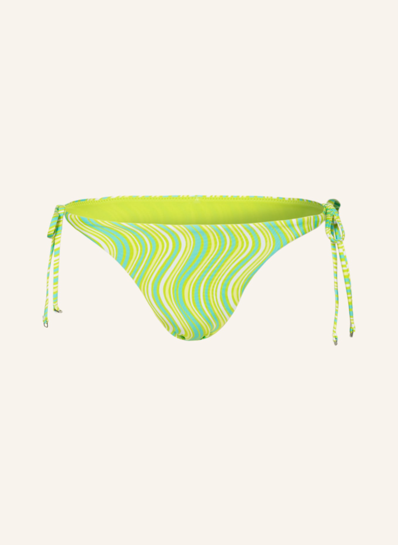 SEAFOLLY Triangel-Bikini-Hose MOD SQUAD, Farbe: TÜRKIS/ HELLGRÜN/ WEISS (Bild 1)