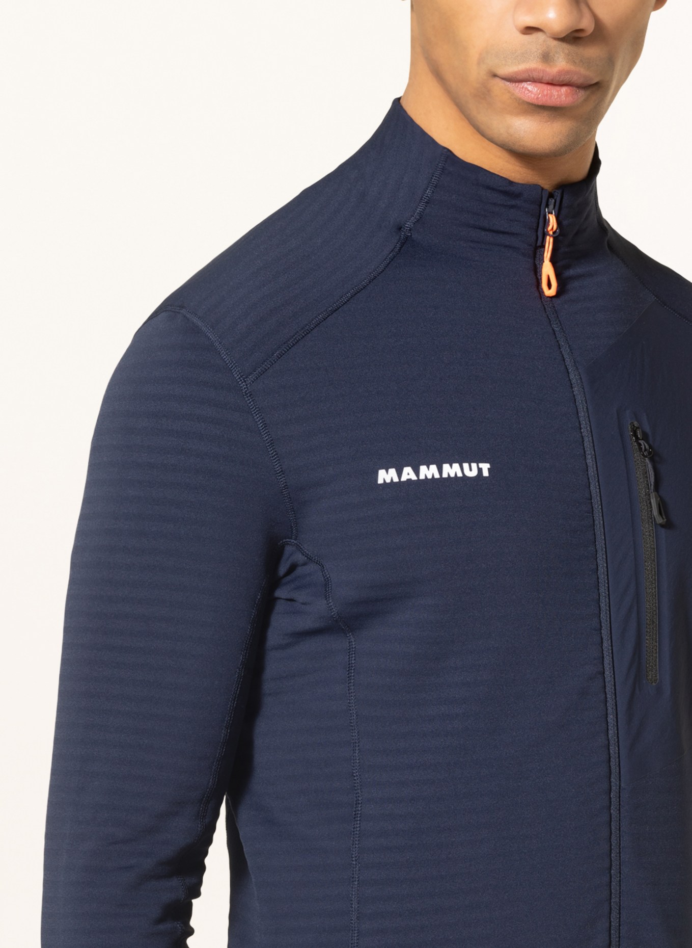 MAMMUT Mid-layer beach jacket TAISS LIGHT: DARK BLUE