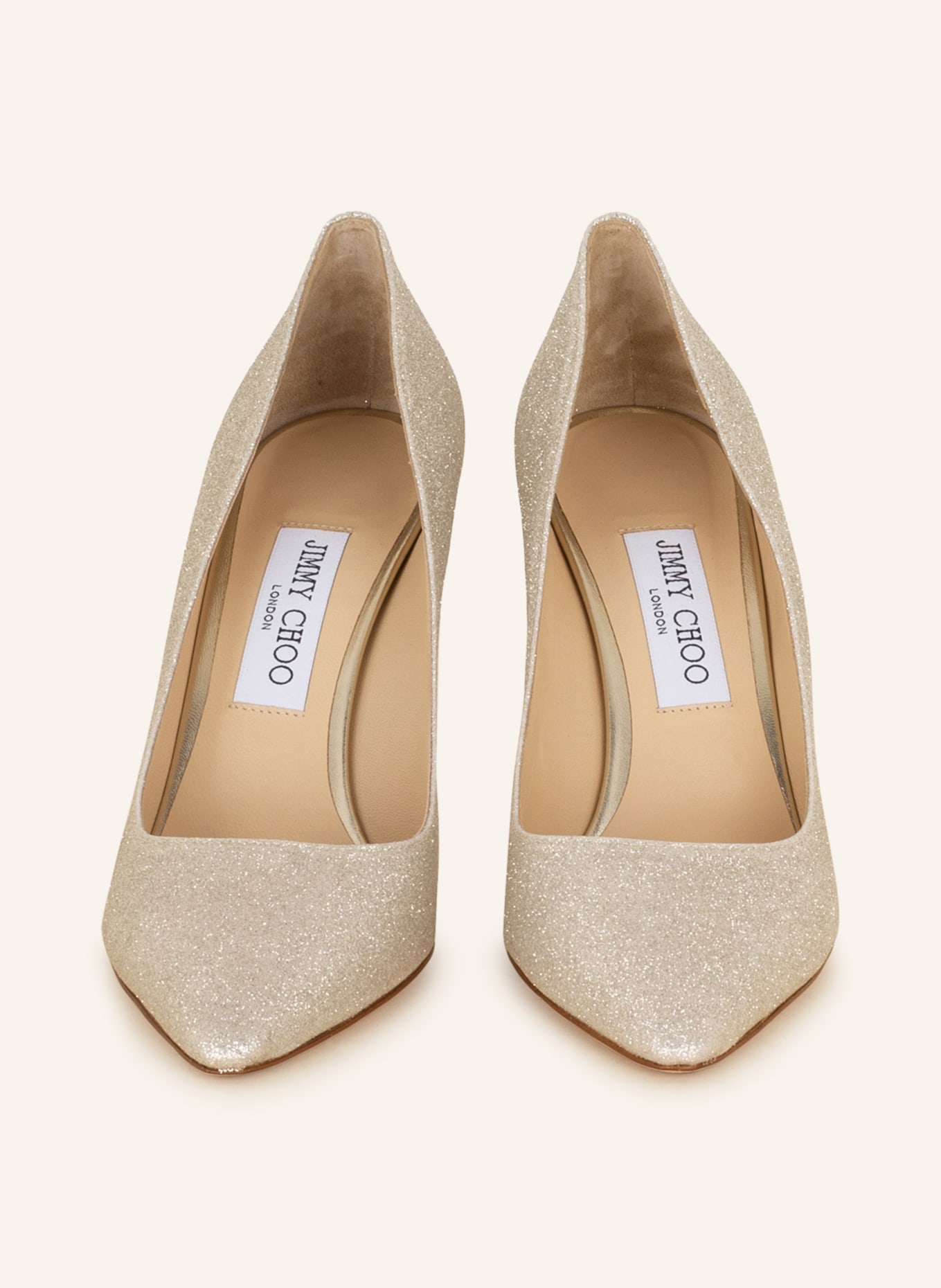 JIMMY CHOO Pumps ROMY 85, Color: WHITE GOLD (Image 3)