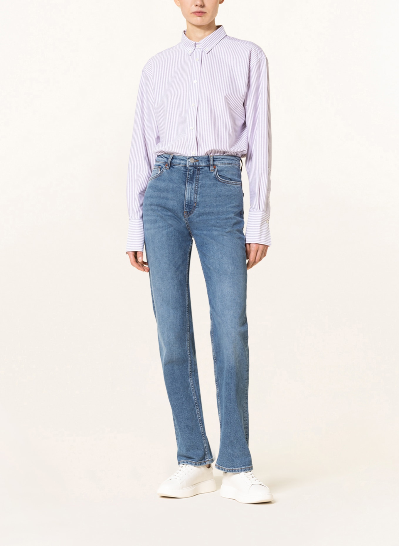 BOSS Straight Jeans ADA, Farbe: 437 BRIGHT BLUE (Bild 2)