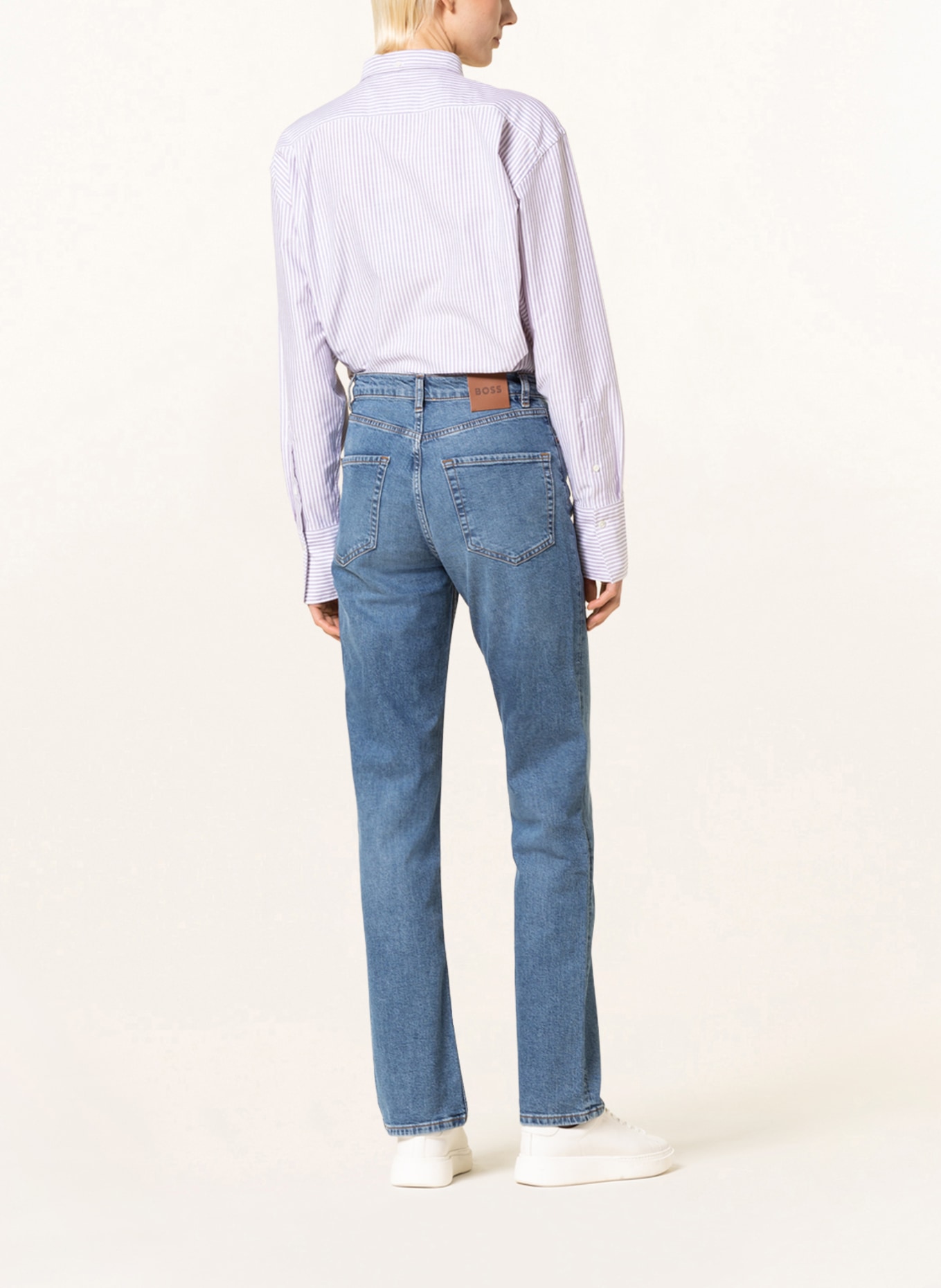 BOSS Straight Jeans ADA, Farbe: 437 BRIGHT BLUE (Bild 3)