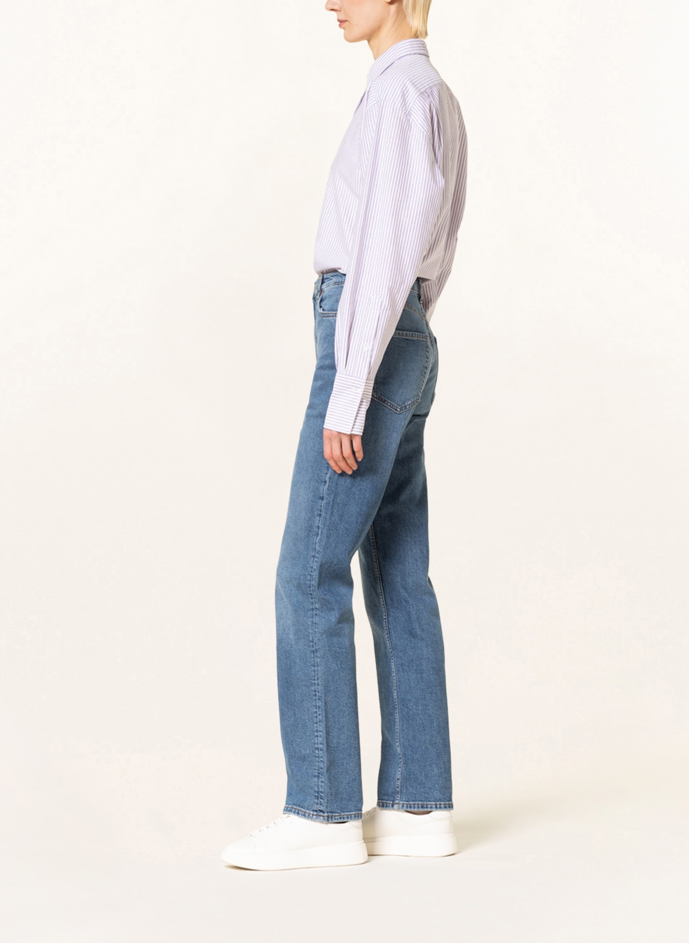 BOSS Straight Jeans ADA, Farbe: 437 BRIGHT BLUE (Bild 4)