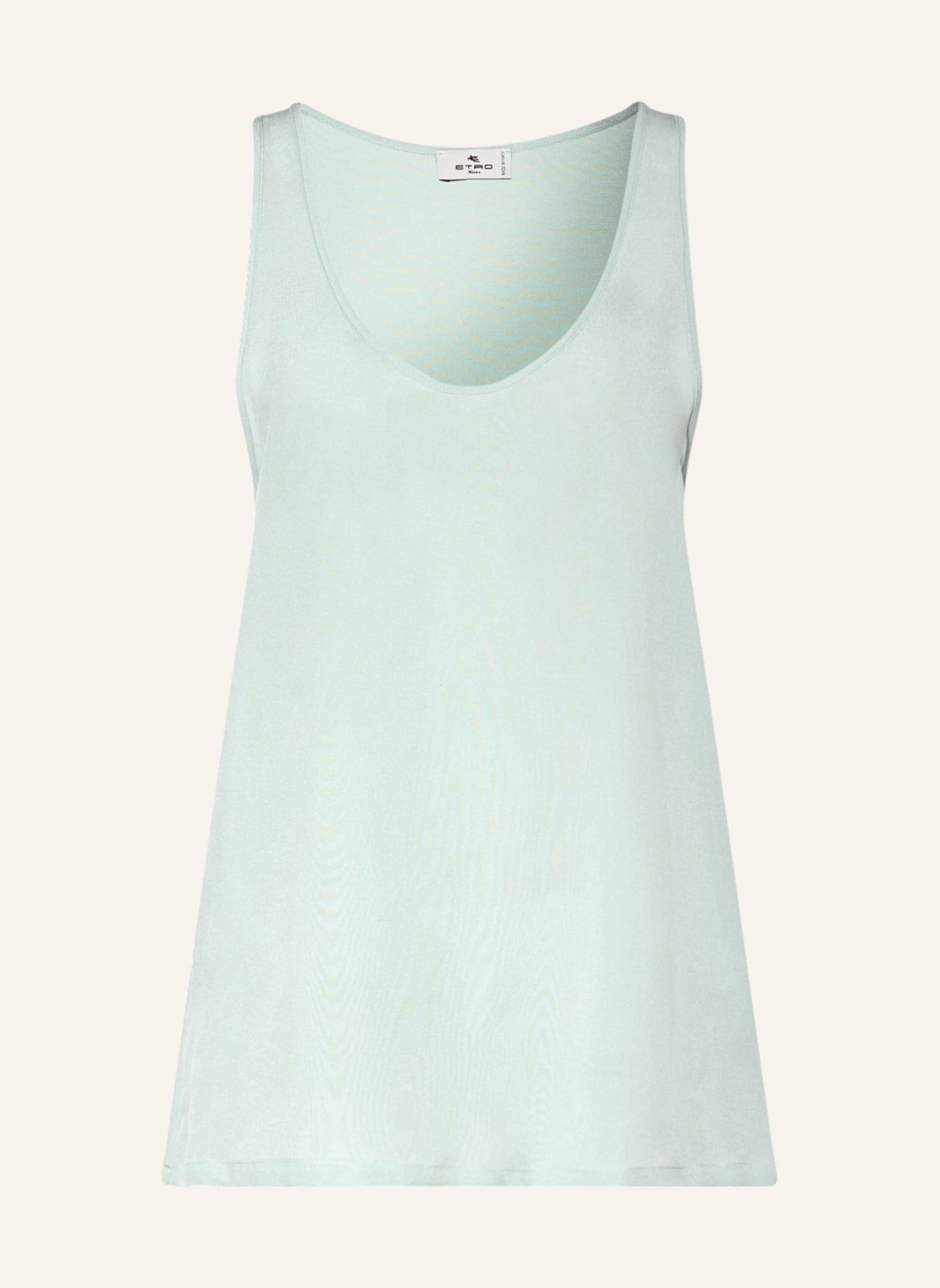 ETRO Top z jedwabiu: JASNONIEBIESKI