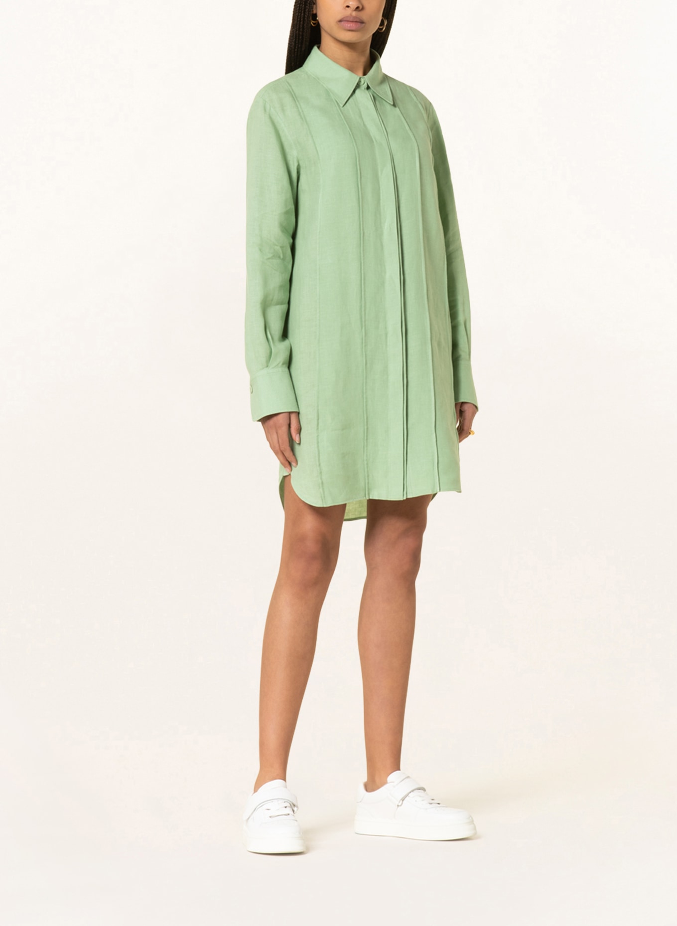 Chloé Shirt blouse made of linen, Color: LIGHT GREEN (Image 2)