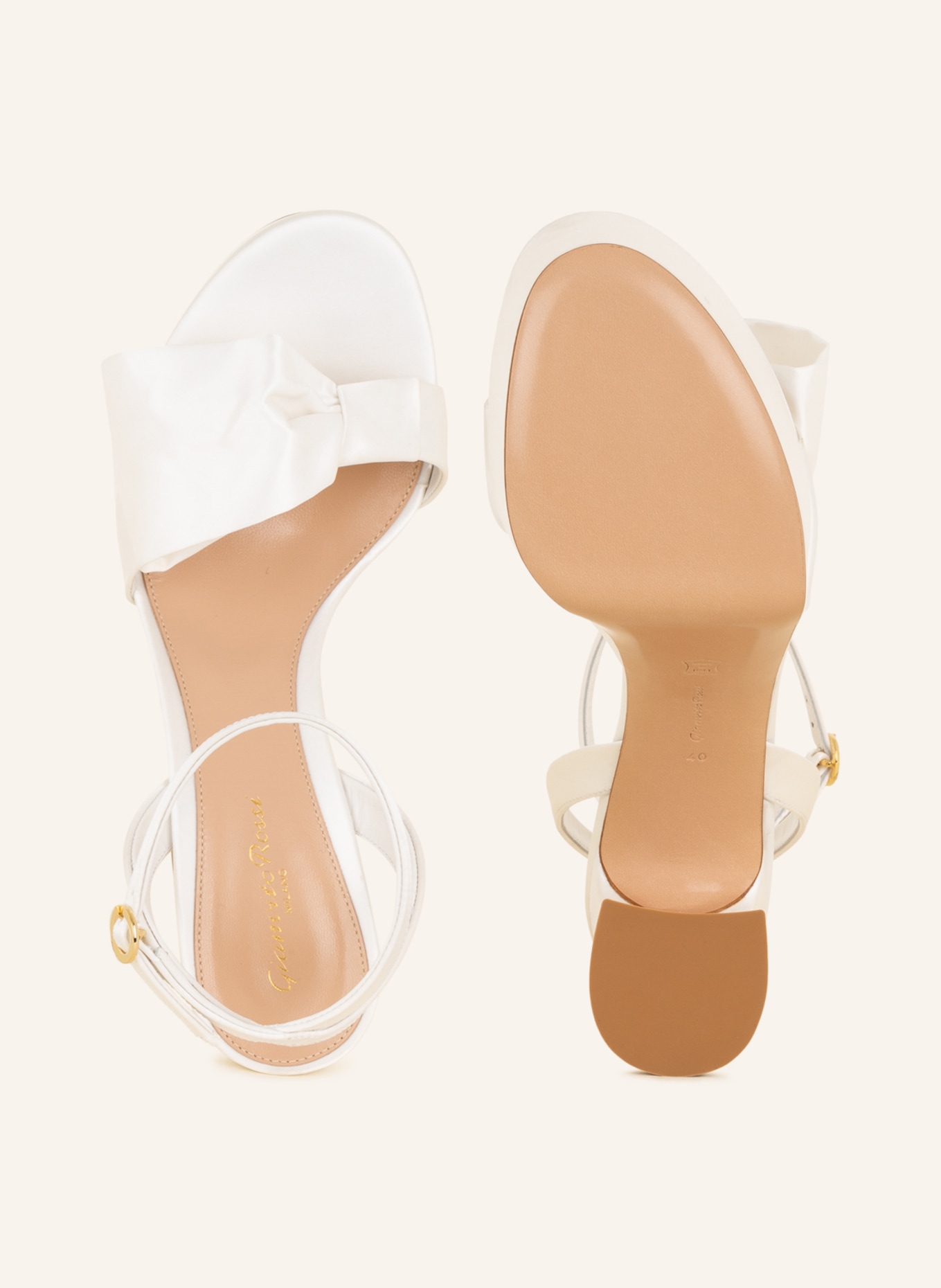 Gianvito Rossi Platform sandals RASO, Color: WHITE (Image 5)