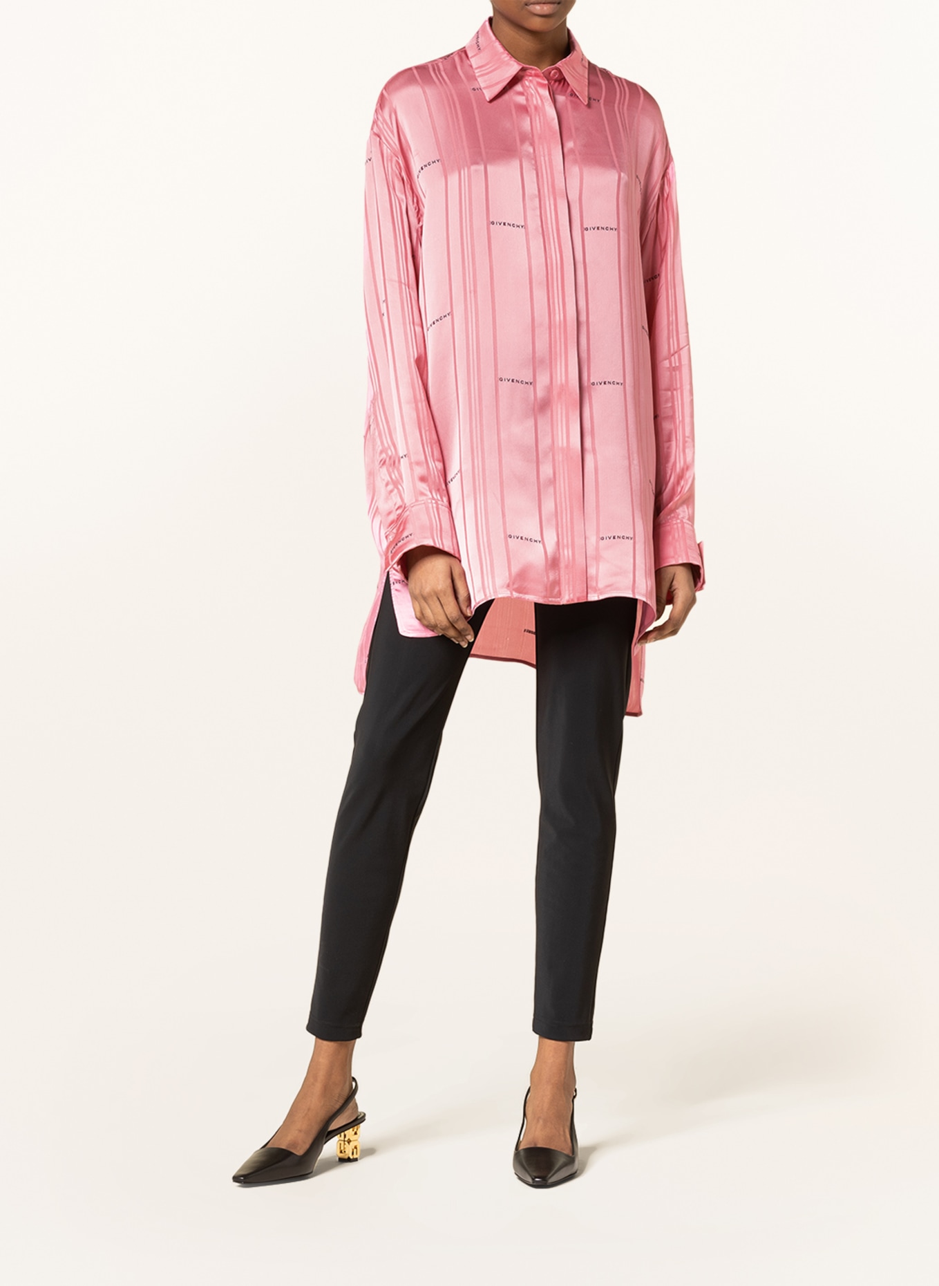 GIVENCHY Oversized shirt blouse, Color: PINK (Image 2)