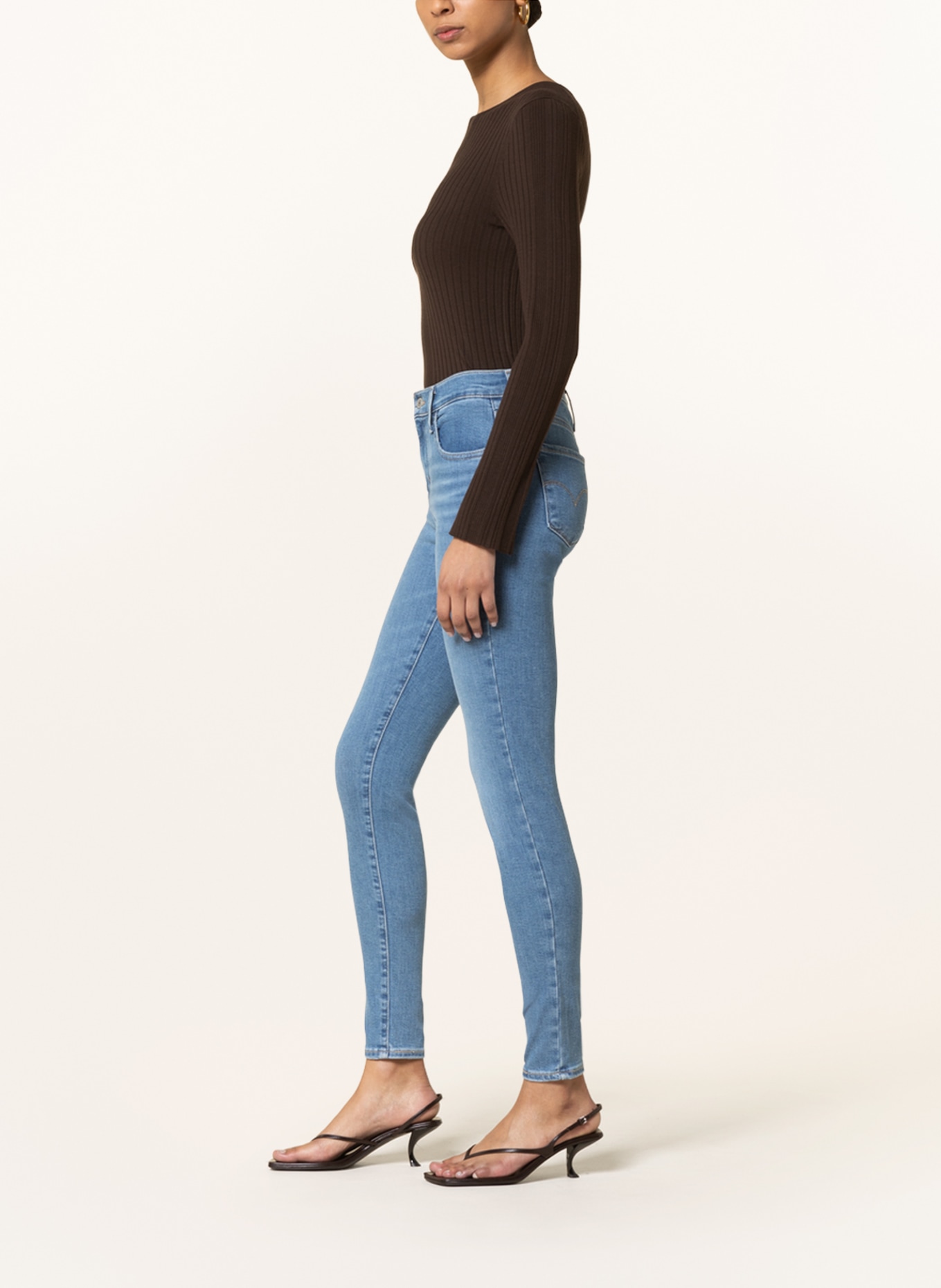 Levi's® Skinny Jeans 720, Farbe: 57 Light Indigo - Worn In (Bild 4)
