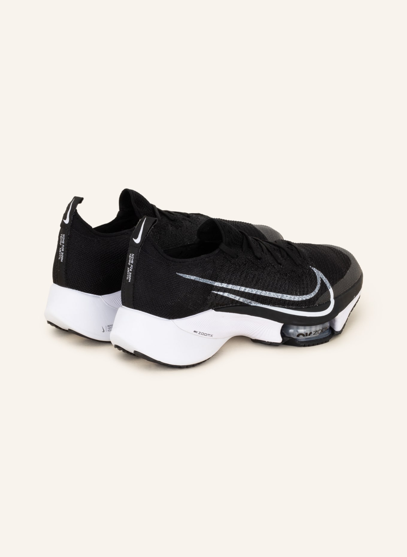 Nike Laufschuhe AIR ZOOM TEMPO NEXT%, Farbe: SCHWARZ/ WEISS (Bild 2)