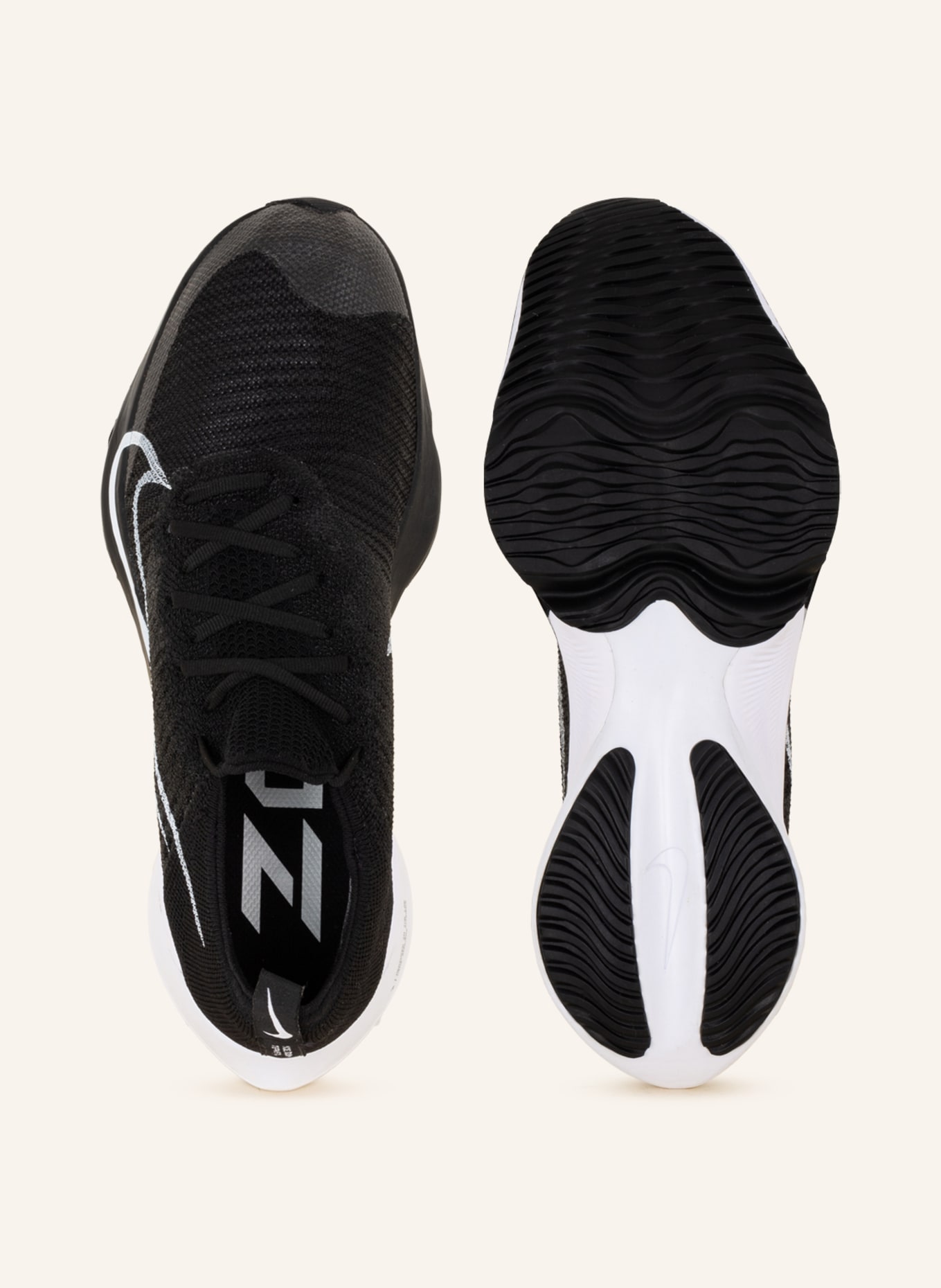 Nike Laufschuhe AIR ZOOM TEMPO NEXT%, Farbe: SCHWARZ/ WEISS (Bild 5)