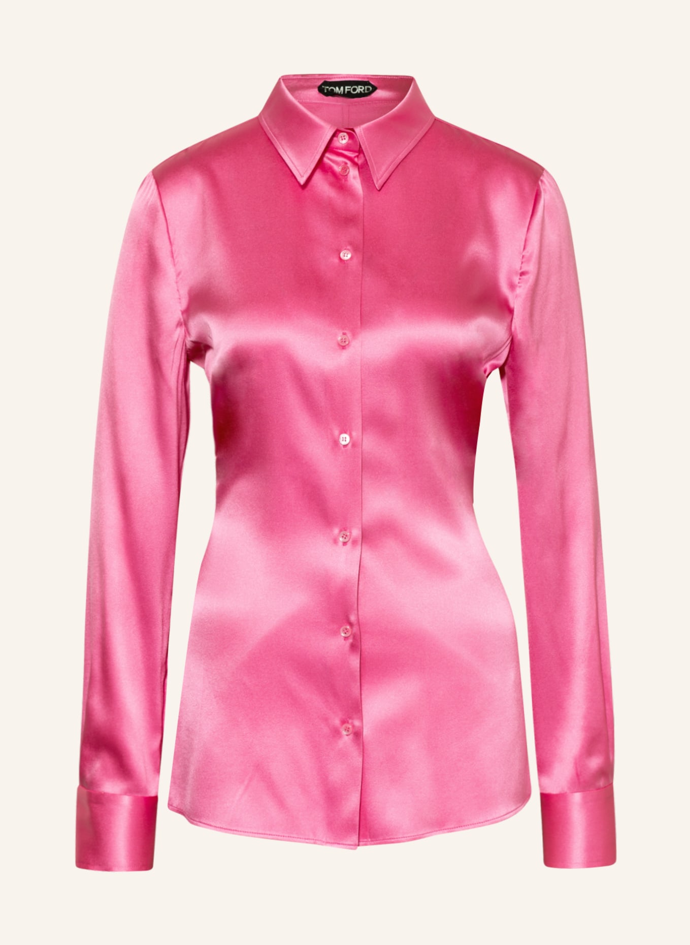 TOM FORD Shirt blouse in silk, Color: PINK (Image 1)