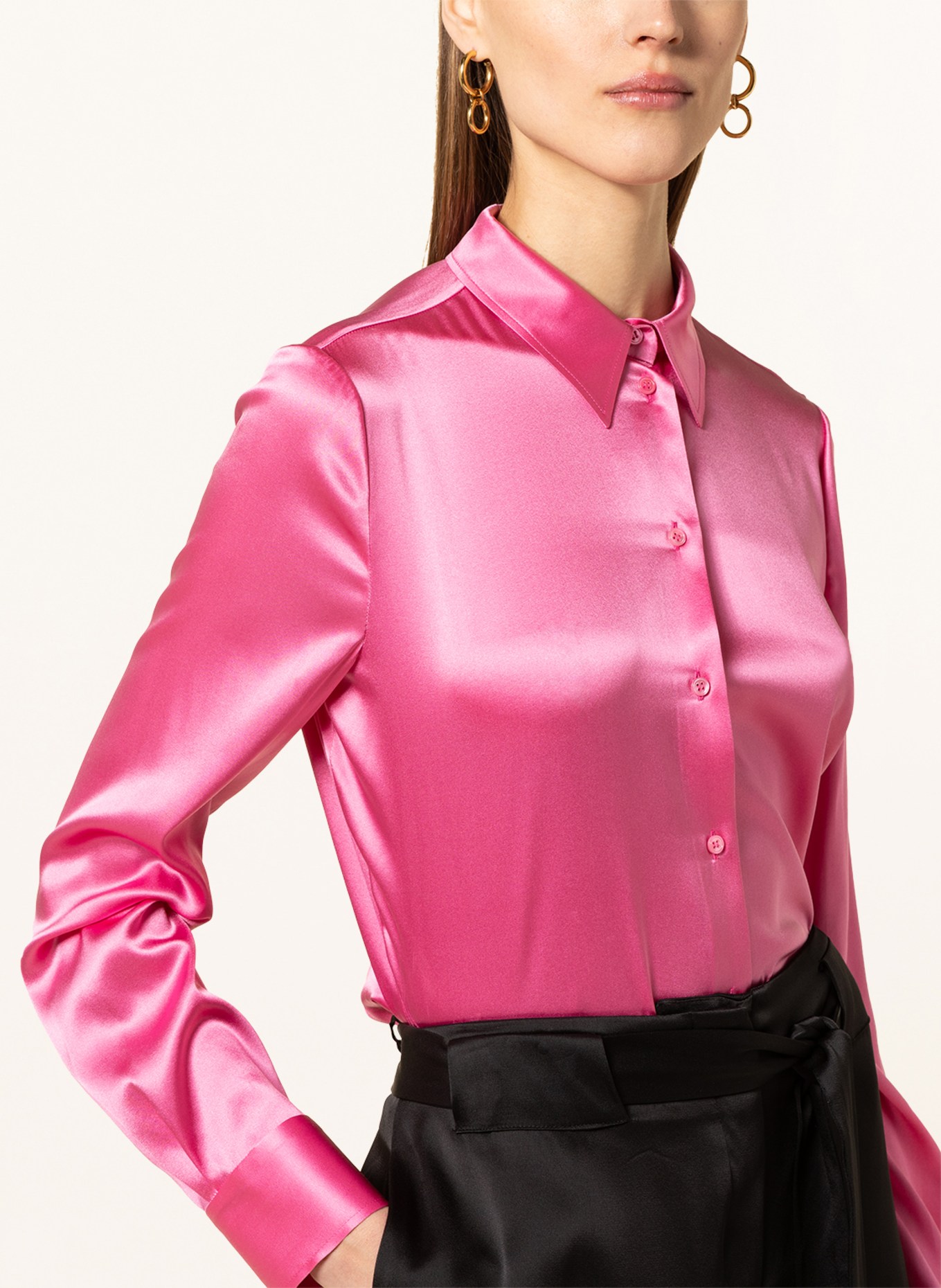 TOM FORD Shirt blouse in silk, Color: PINK (Image 4)
