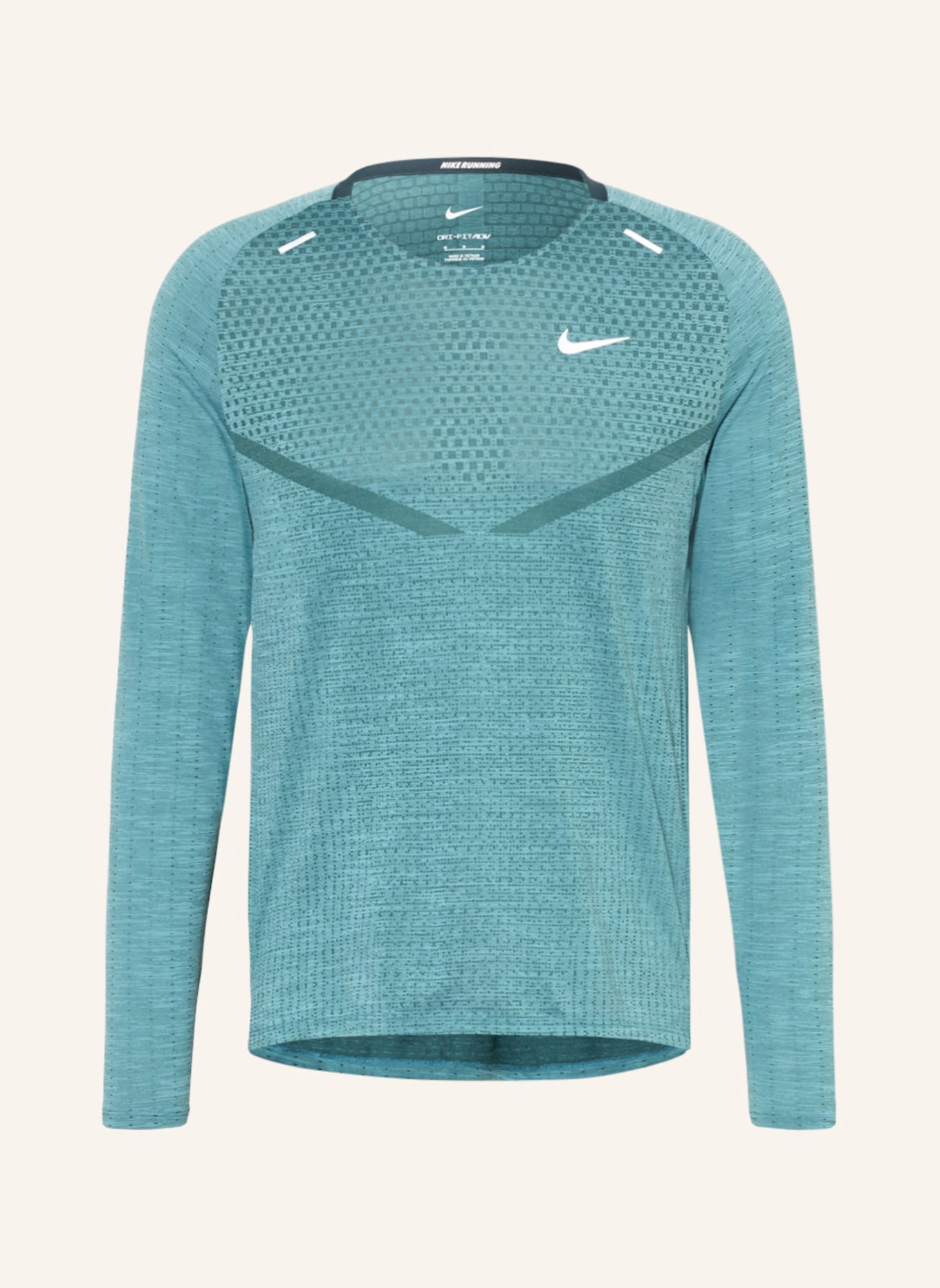 Nike Laufshirt DRI-FIT ADV TECHKNIT ULTRA, Farbe: PETROL/ SILBER (Bild 1)
