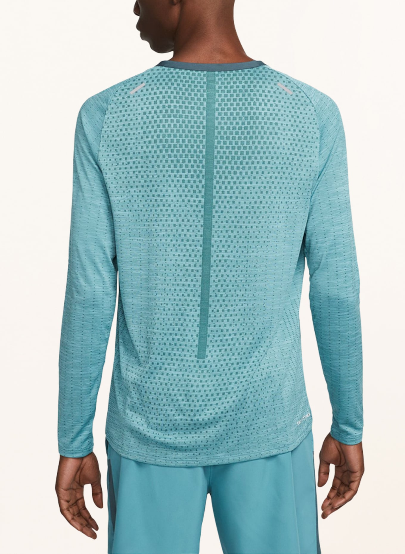 Nike Running shirt DRI-FIT ADV TECHKNIT ULTRA, Color: TEAL/ SILVER (Image 3)