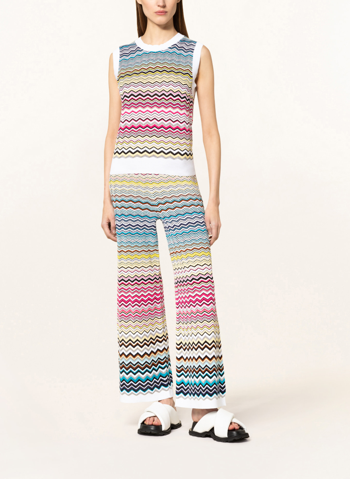 MISSONI Top, Color: BLUE/ YELLOW/ PINK (Image 2)