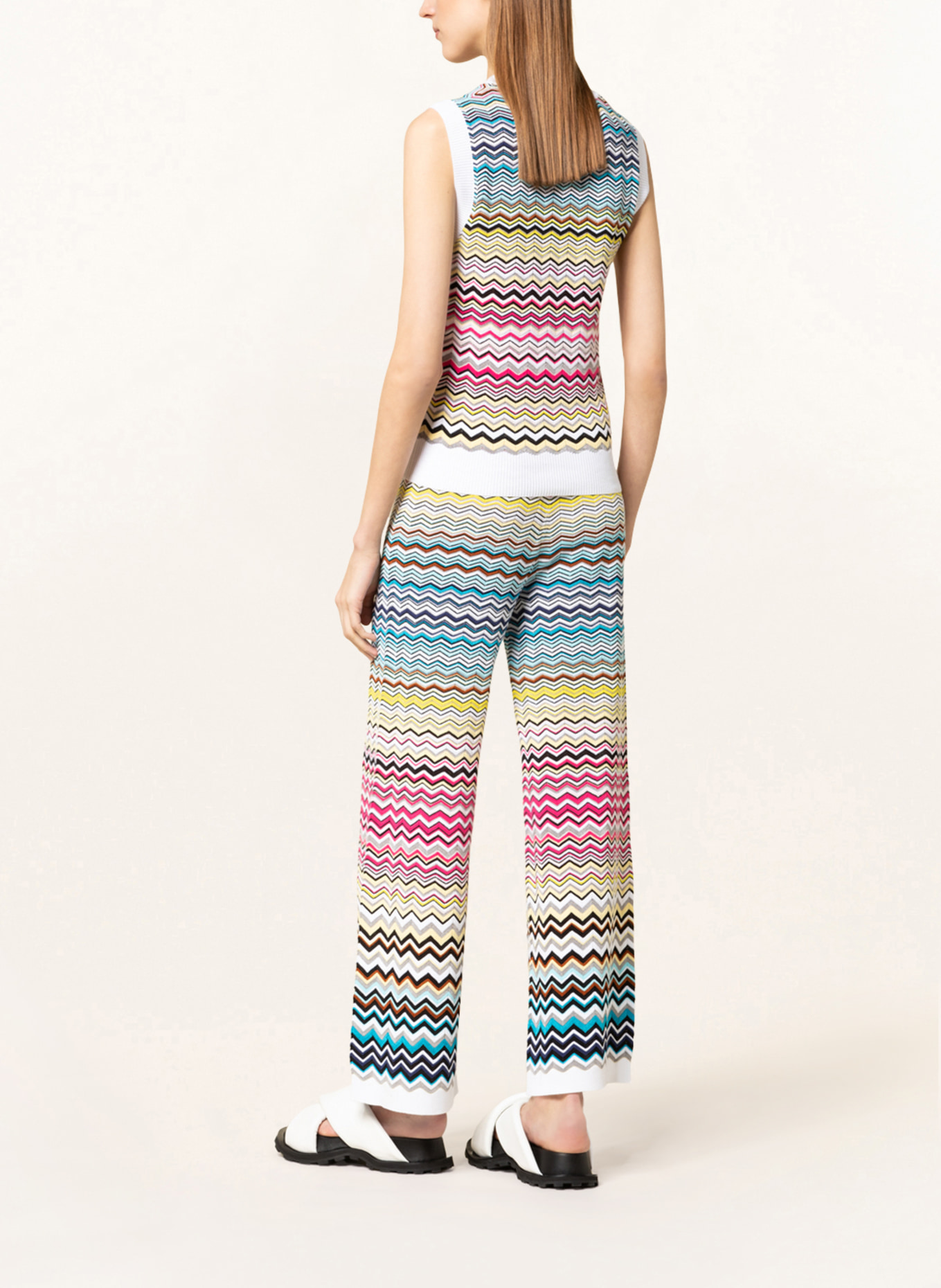 MISSONI Top, Color: BLUE/ YELLOW/ PINK (Image 3)