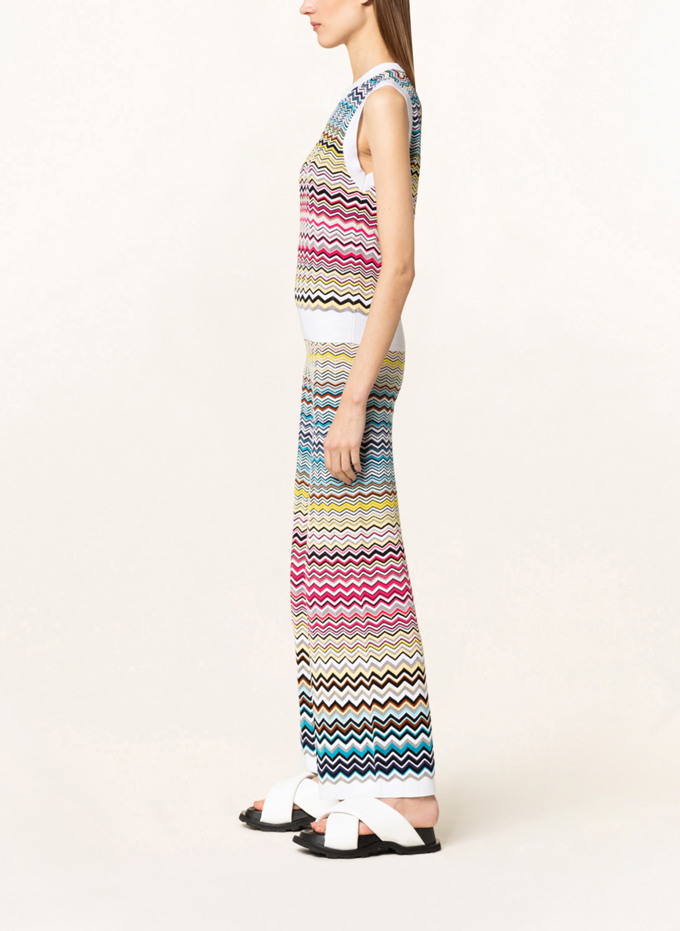 MISSONI Culottes, Color: BLUE/ YELLOW/ PINK (Image 4)