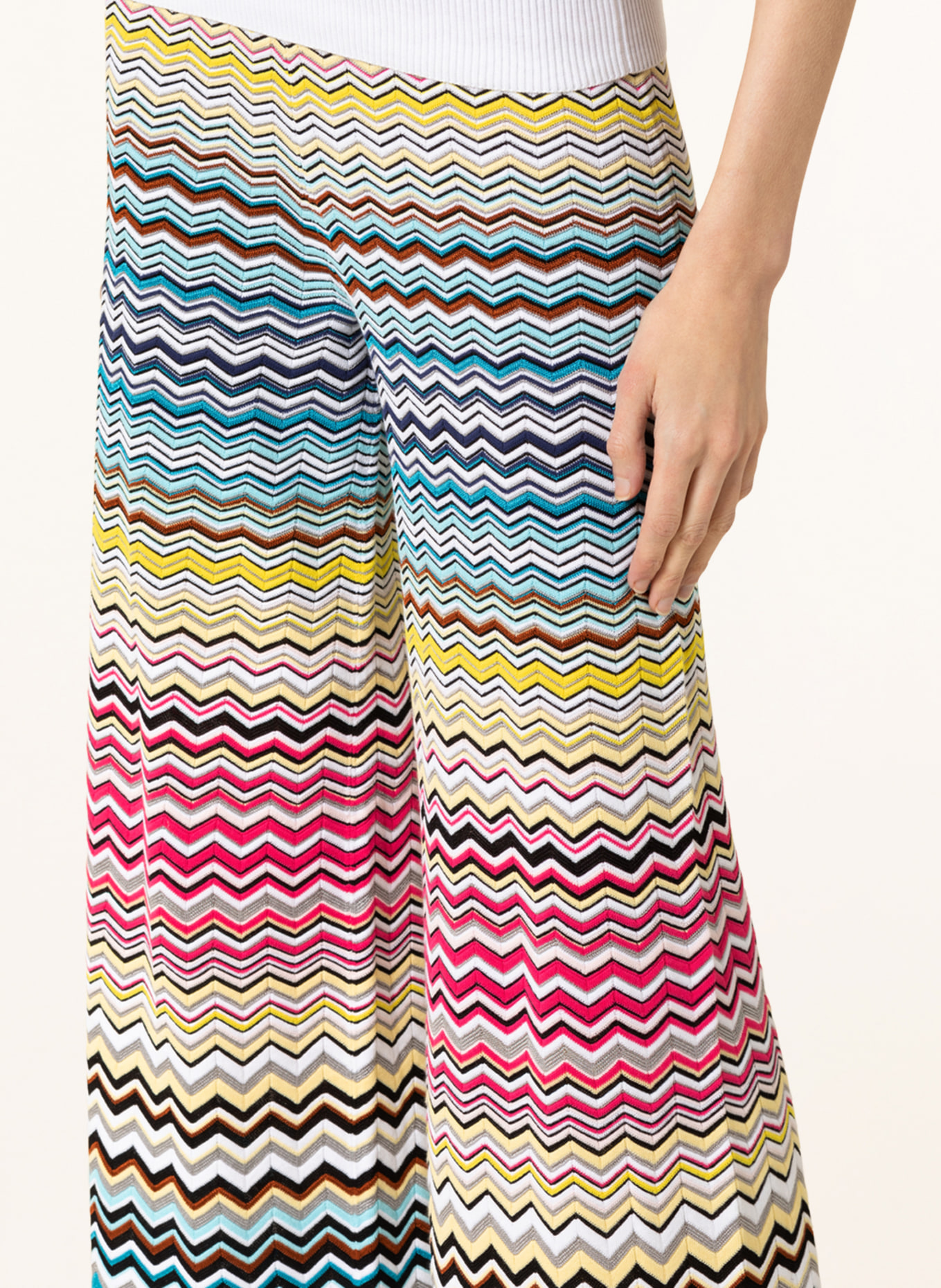 MISSONI Culottes, Color: BLUE/ YELLOW/ PINK (Image 5)